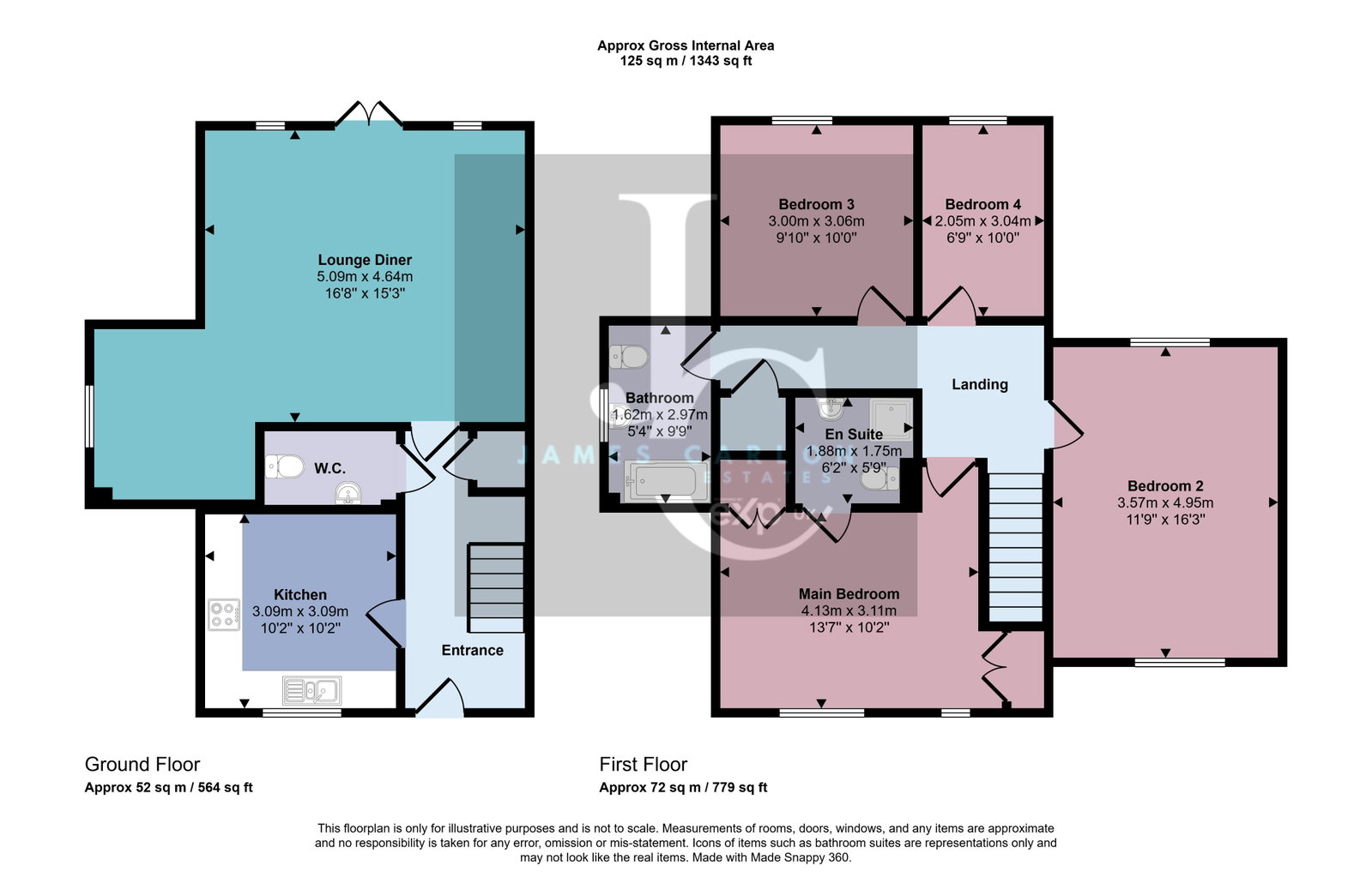 15, Little Green Avenue, Telford floorplan