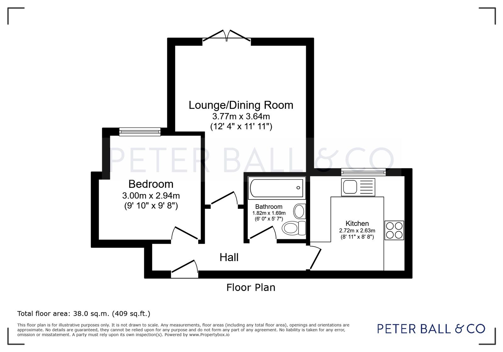 Flat 2, 41a, Lyefield Road West, Cheltenham floorplan