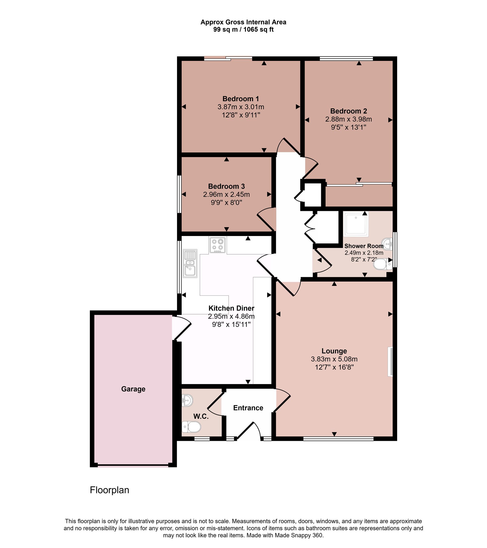 11 Farmstead Rise, York floorplan