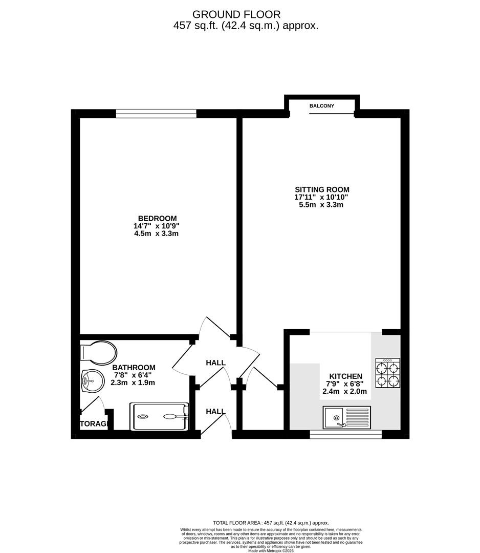 2, Parkview Flats,, Portland floorplan