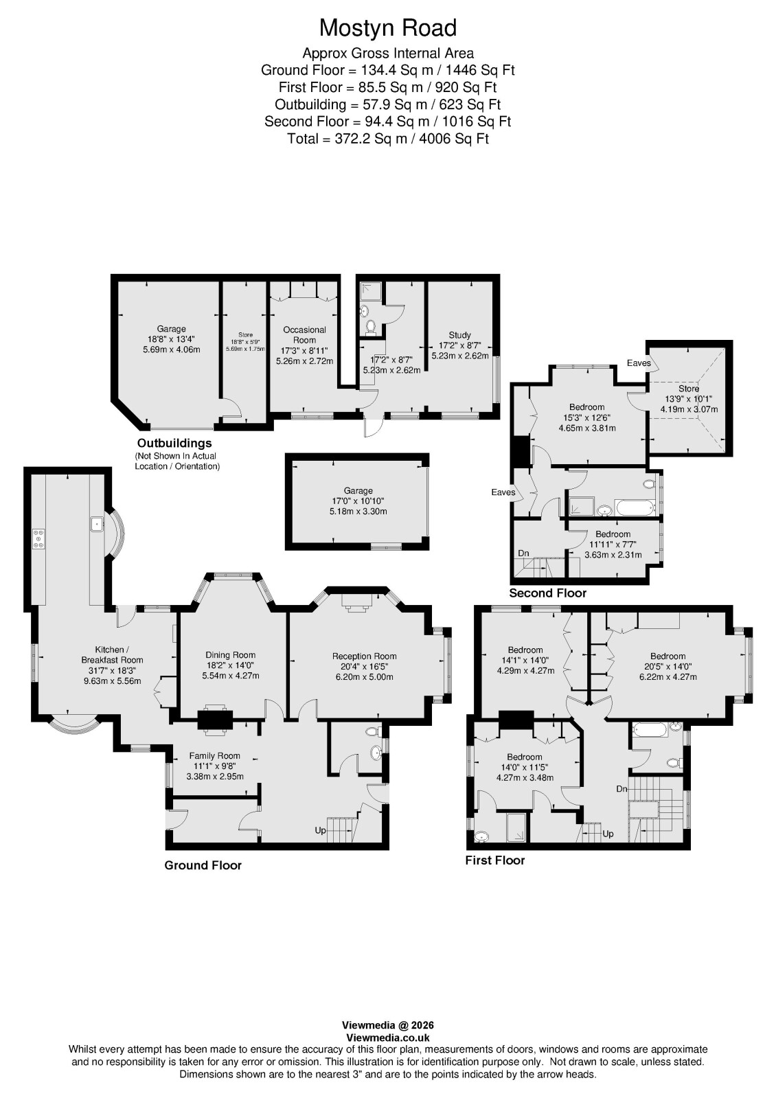 Ewhurst, 54, Mostyn Road, London floorplan