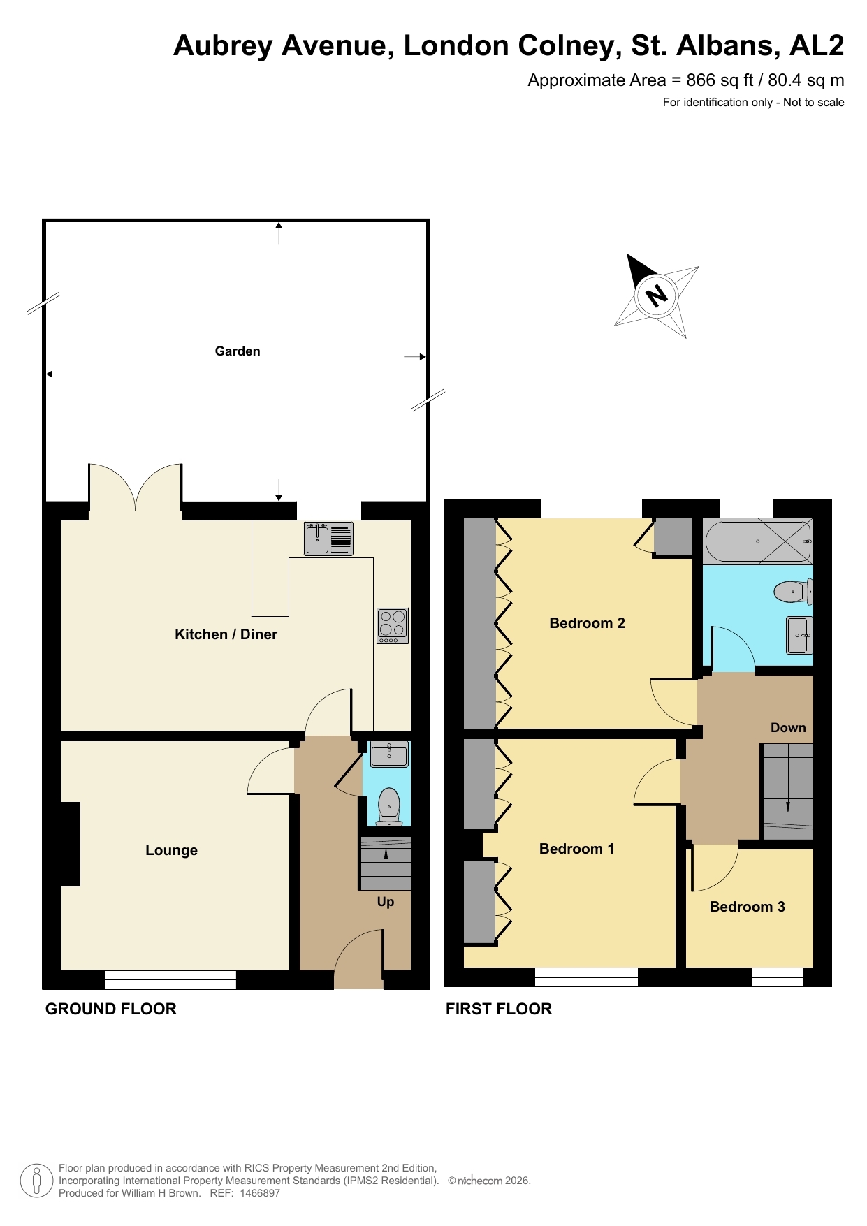 30, Aubrey Avenue, St. Albans floorplan