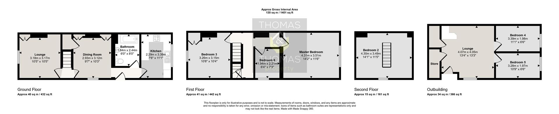 6, Highfield Road, Gloucester floorplan