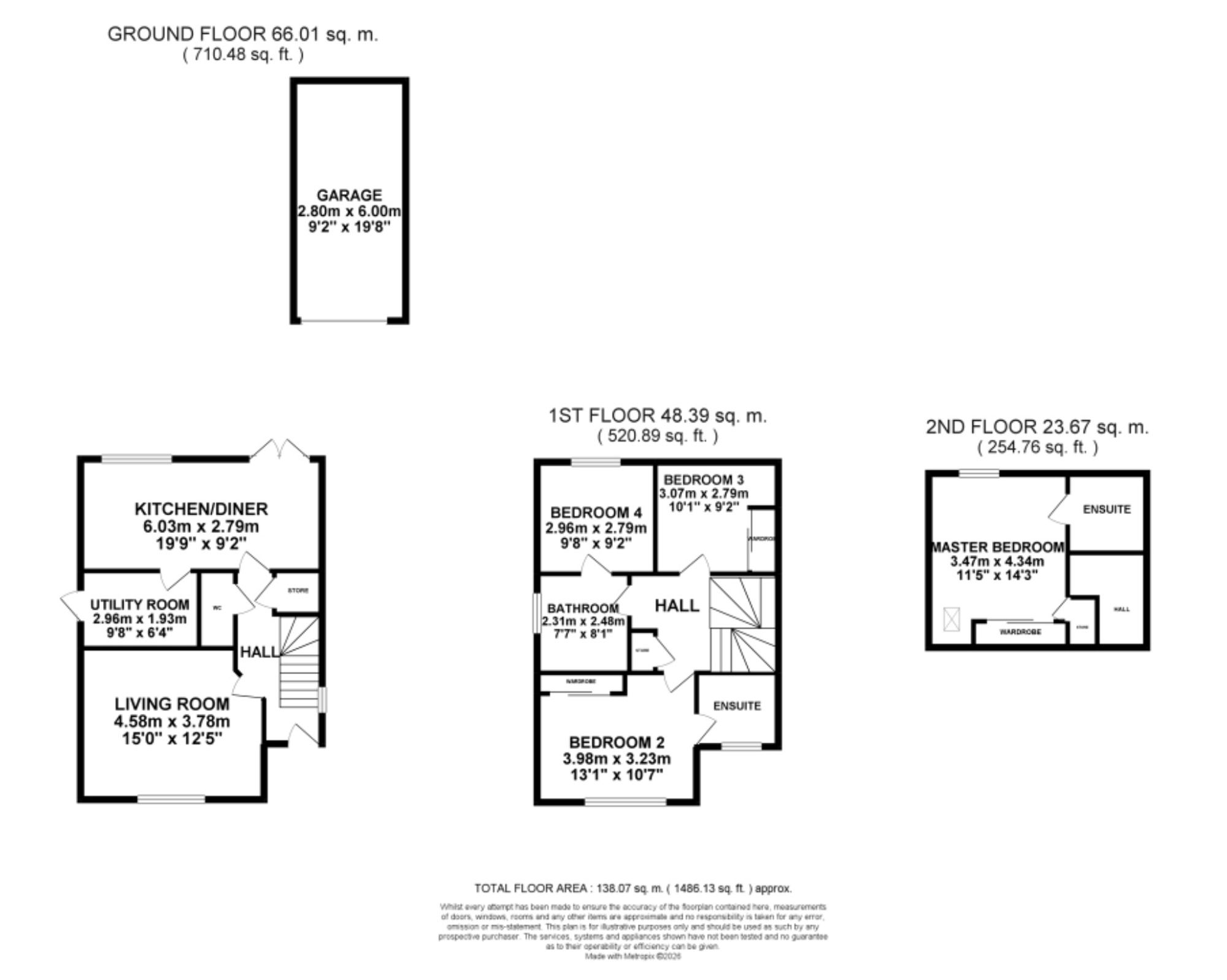 1 Harston Grove, Stone floorplan