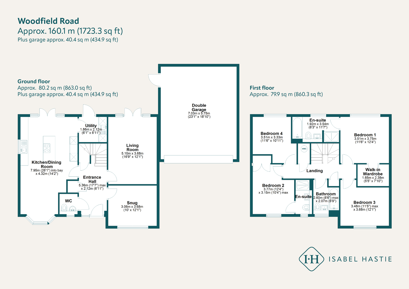 75, Woodfield Road, Highfields Caldecote floorplan