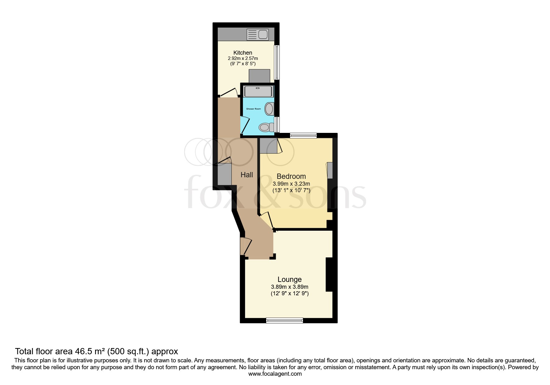 Ground Floor Flat, 80, Ashford Road, Eastbourne floorplan