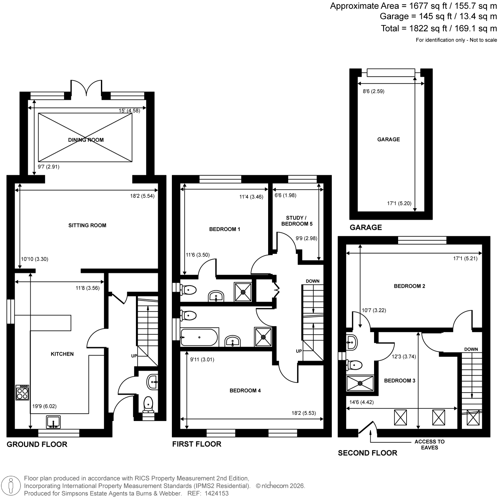 20A,, Little Green Lane, Farnham floorplan