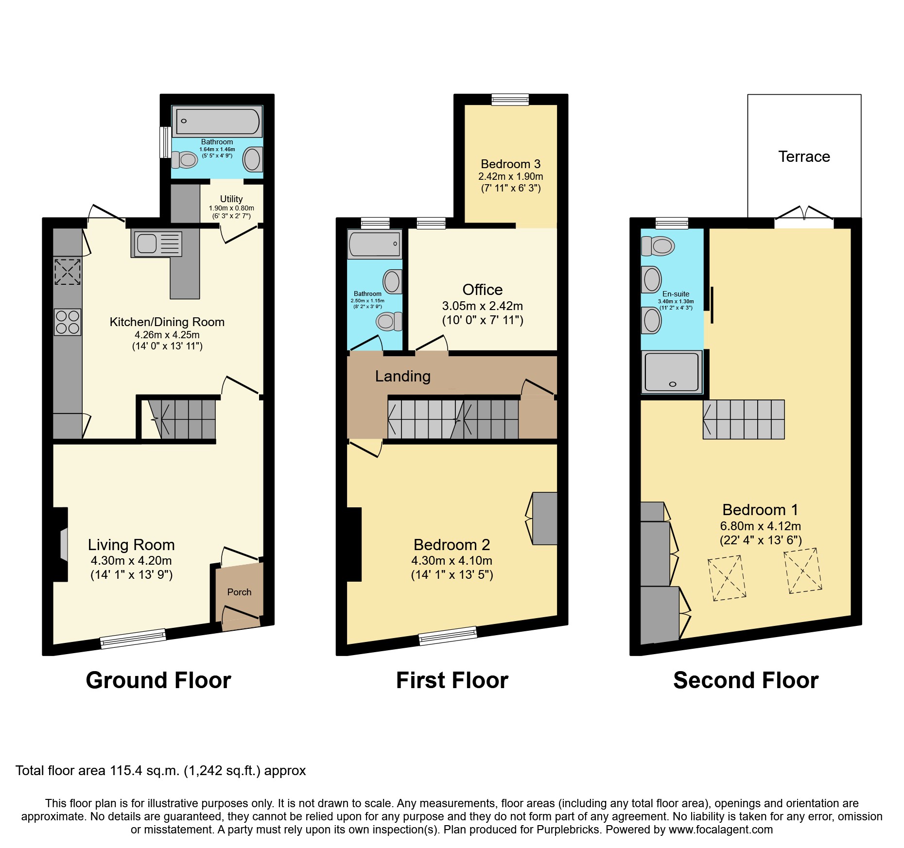 2, York Road, Bristol floorplan