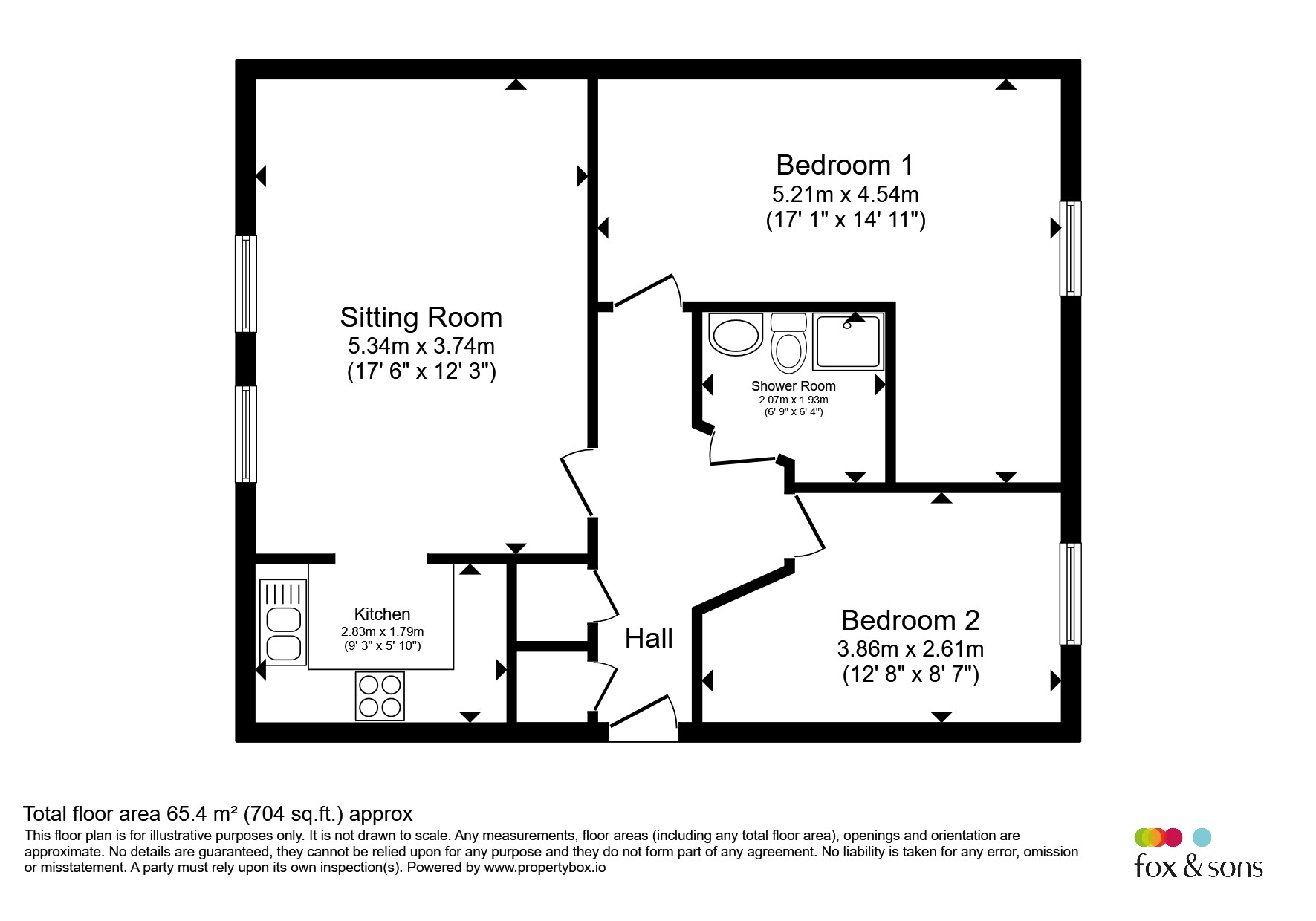 7, Little Keep Gate, Barrack Road, Dorchester floorplan