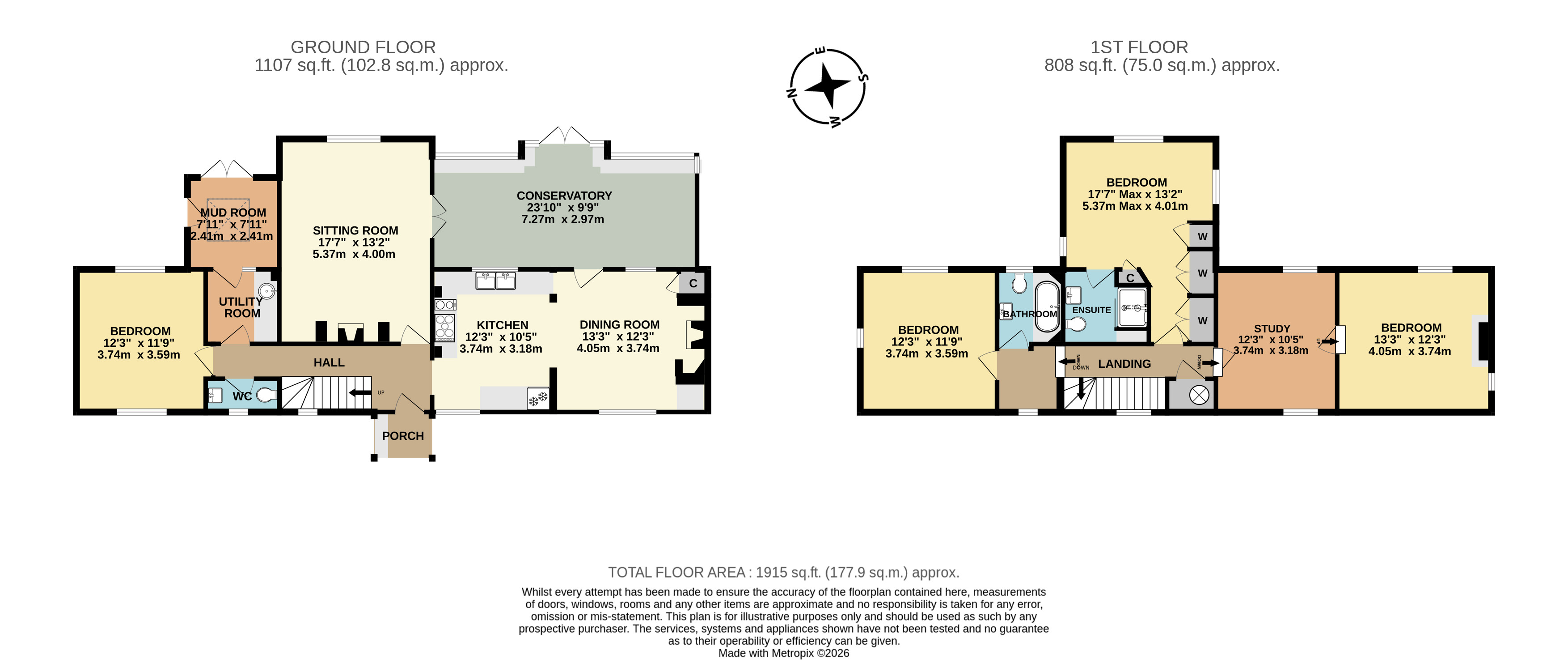 The Cottage,, Broadwell, Oxfordshire floorplan