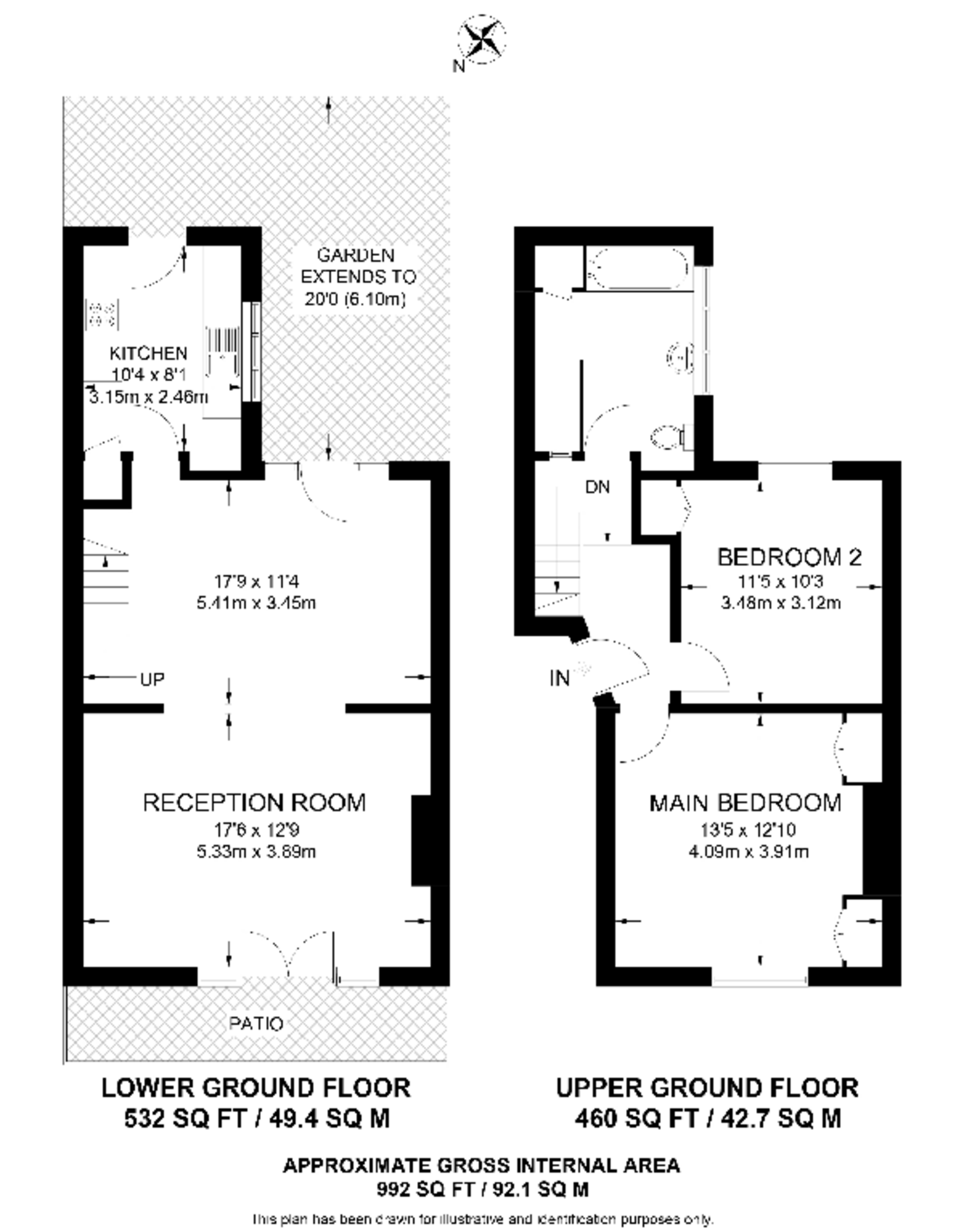 Edis Street, Primrose Hill floorplan