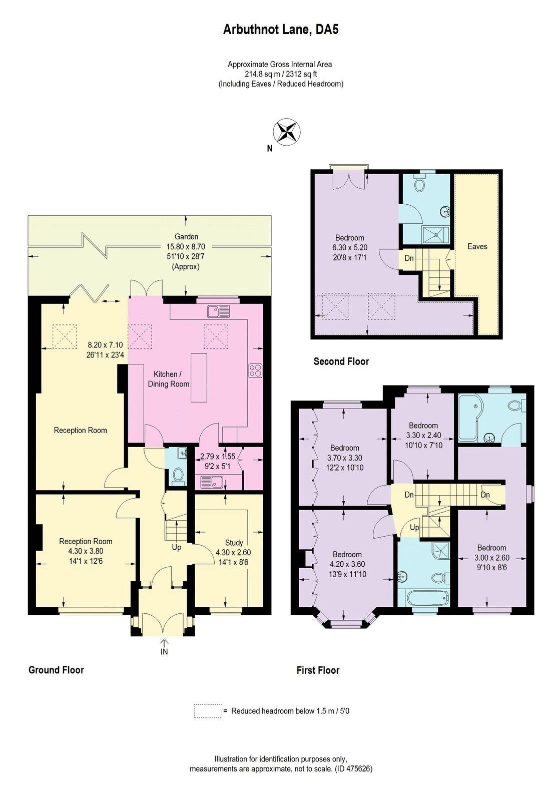 5 Bedrooms Semi-detached house for sale in Arbuthnot Lane, Bexley DA5