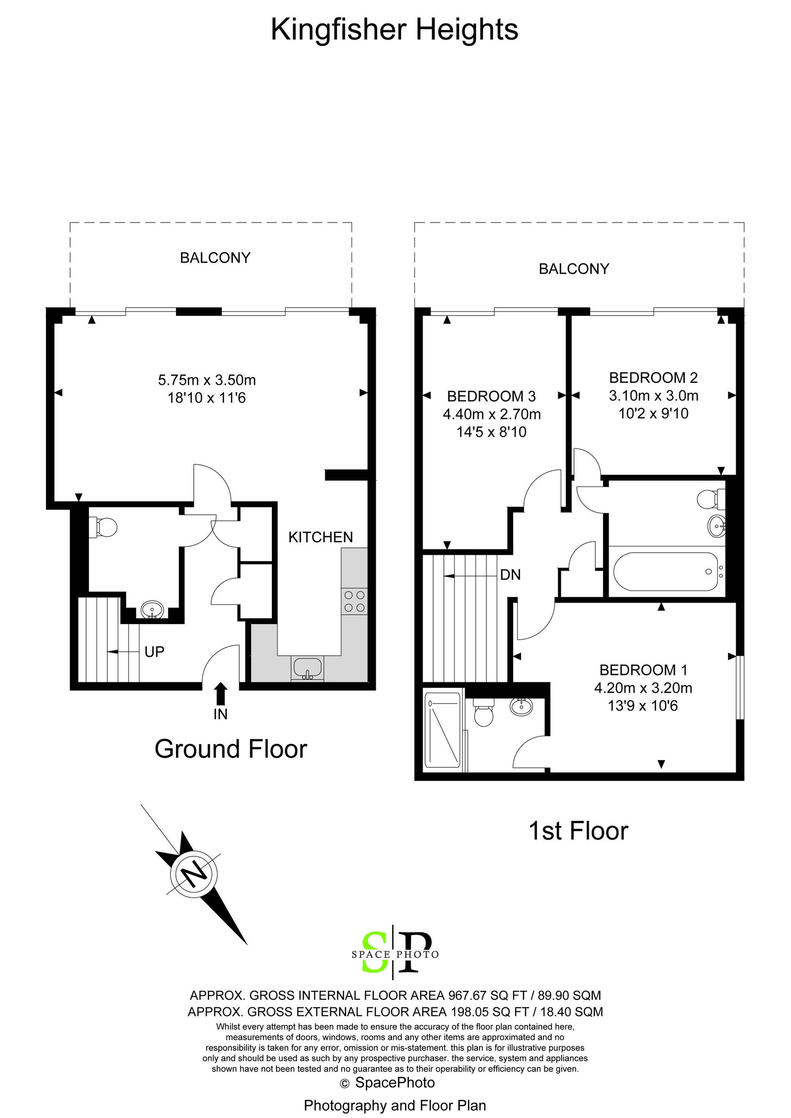 Kingfisher Heights, 2,Flat 157, Bramwell Way, London floorplan