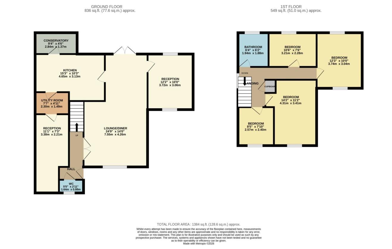 1, Upper Shott, Cheshunt floorplan