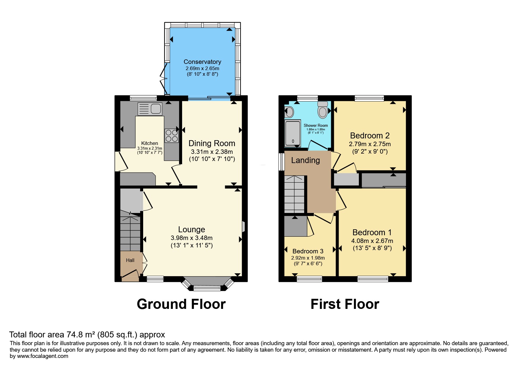 1, Mallard Close, Rotherham floorplan