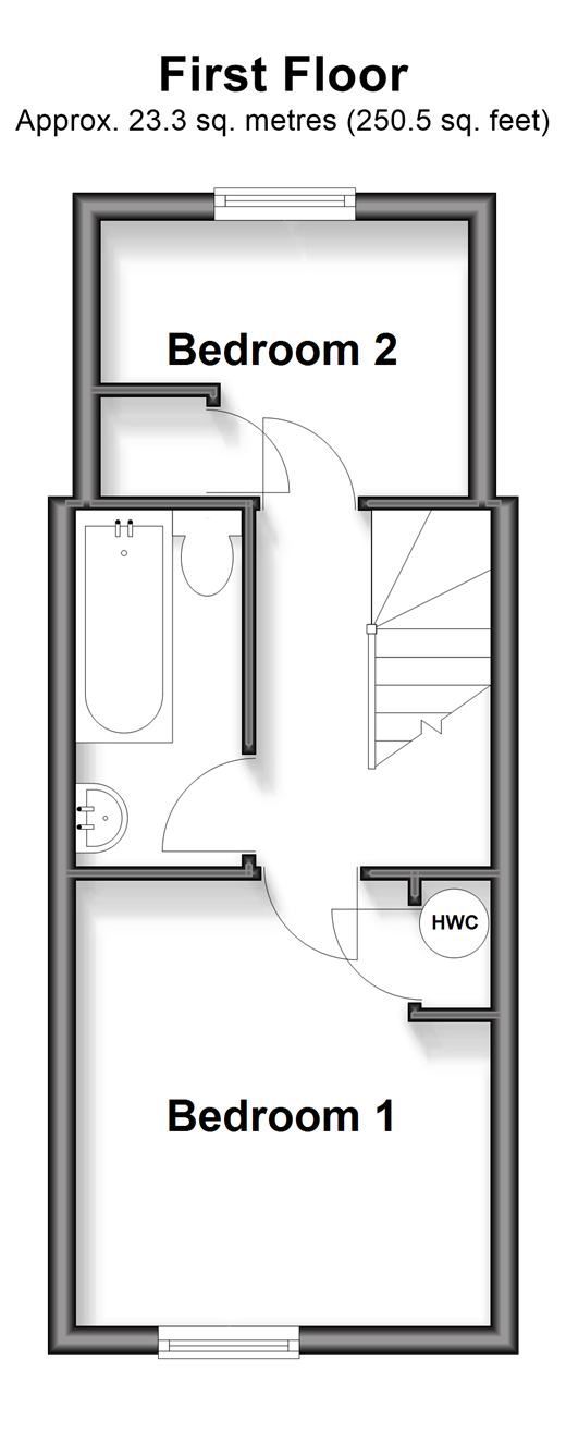 Back Street Ringwould, Deal floorplan