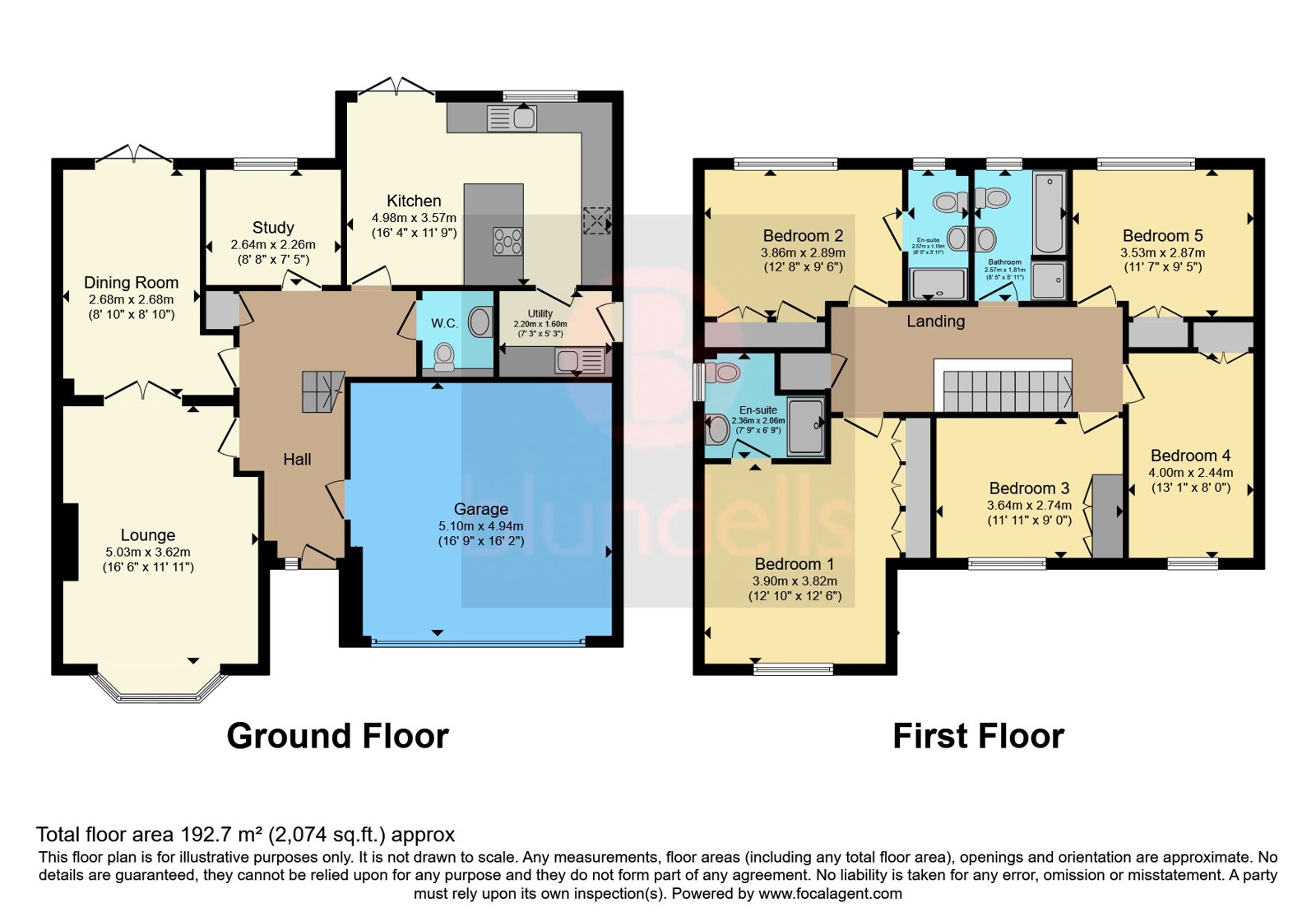 15, Oxclose Park Gardens, Sheffield floorplan