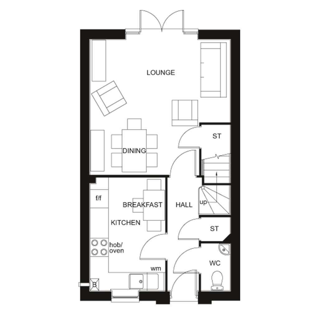 3 Bedrooms Terraced house for sale in 