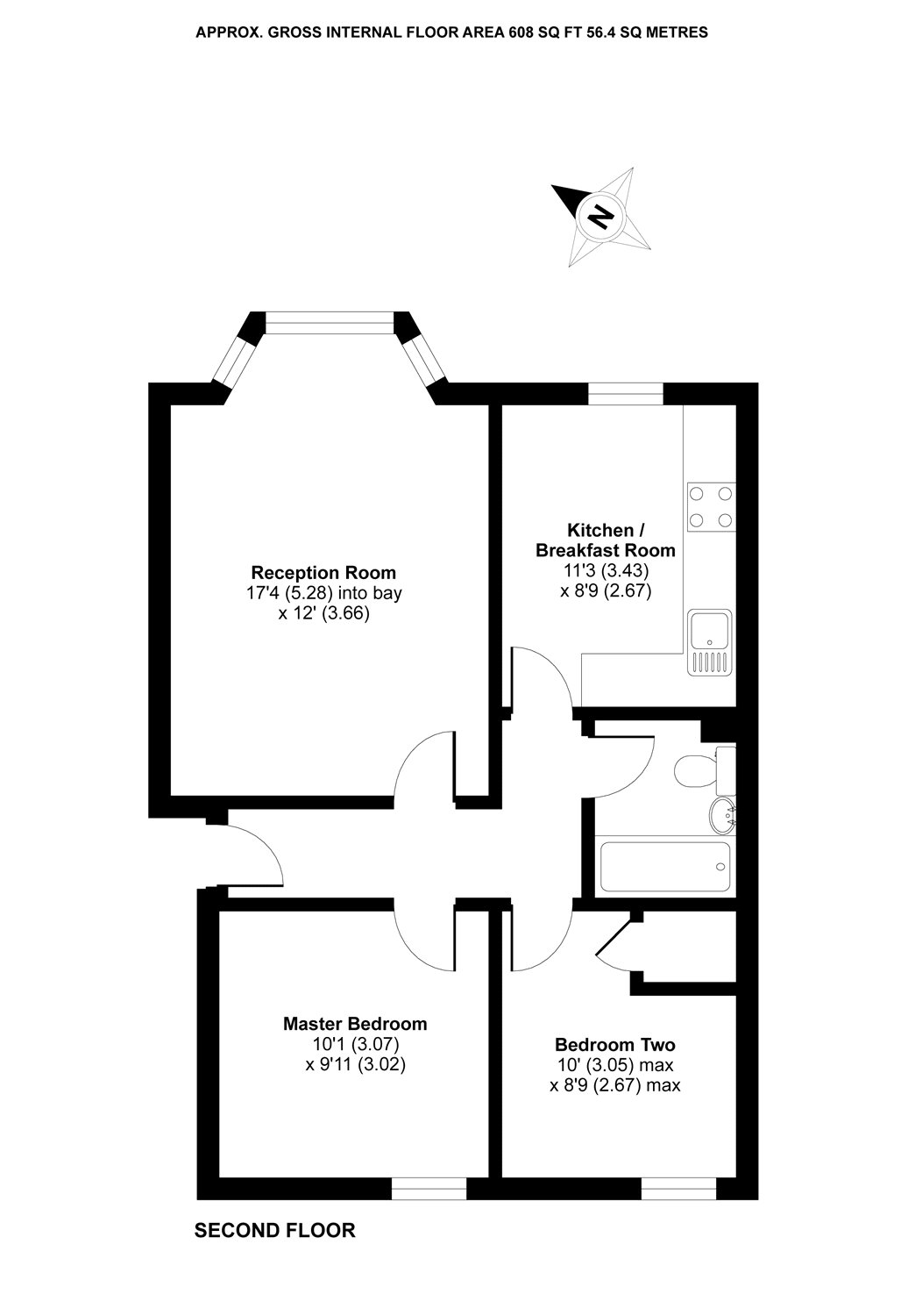 2 Bedrooms Flat for sale in Armadale Court, Westcote Road, Reading, Berkshire RG30