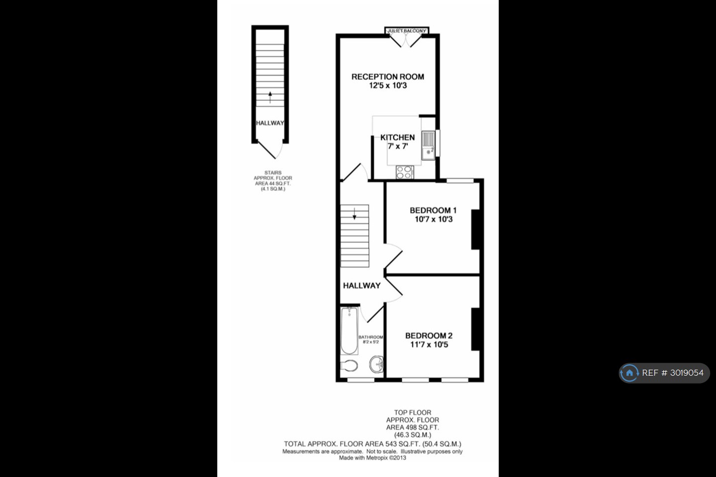 Flat B  Kilmorie Road, London floorplan