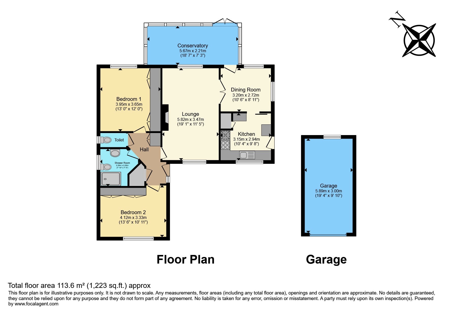 14, Gallows Drive, Ferndown floorplan