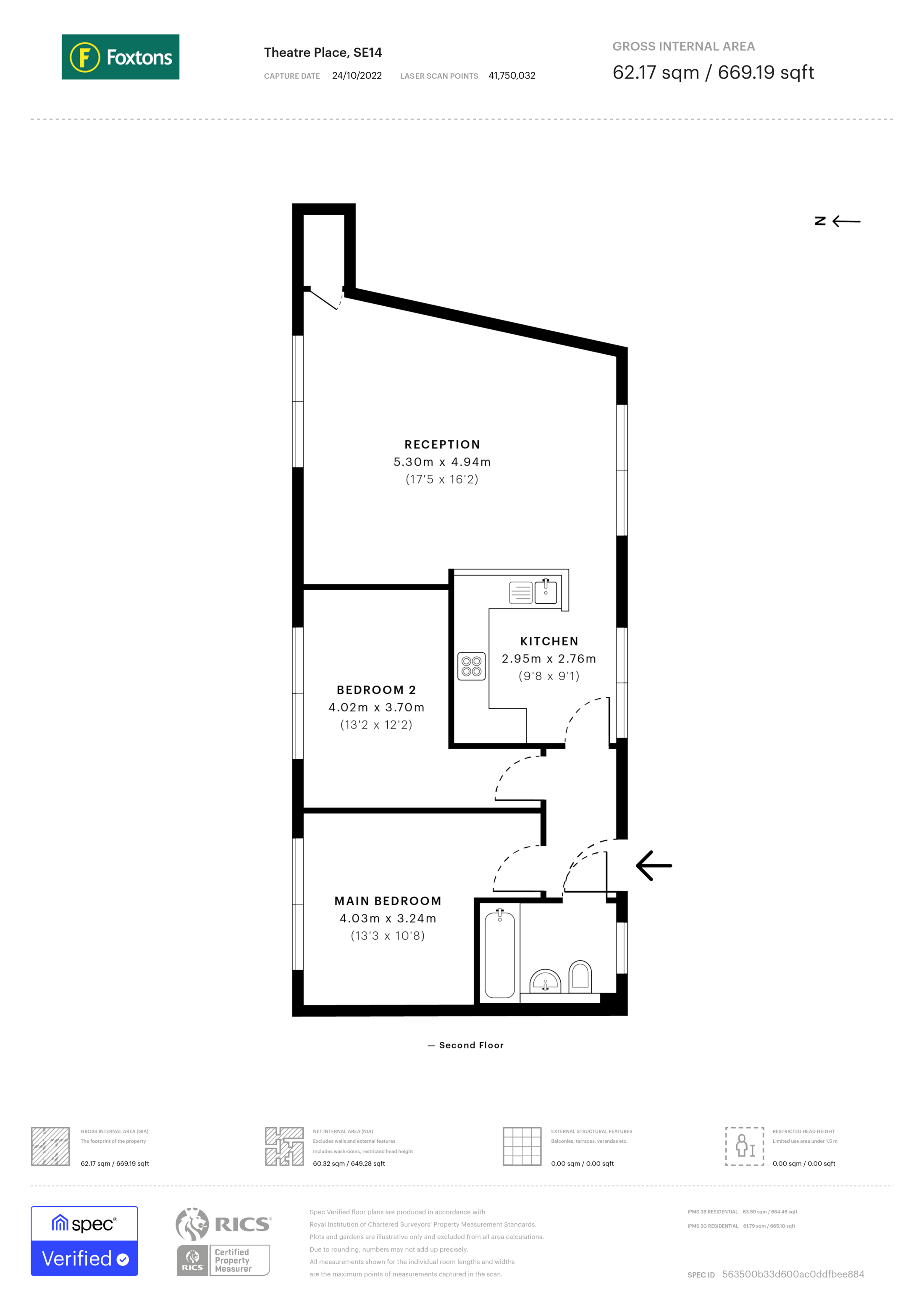 New Cross Road, New Cross floorplan