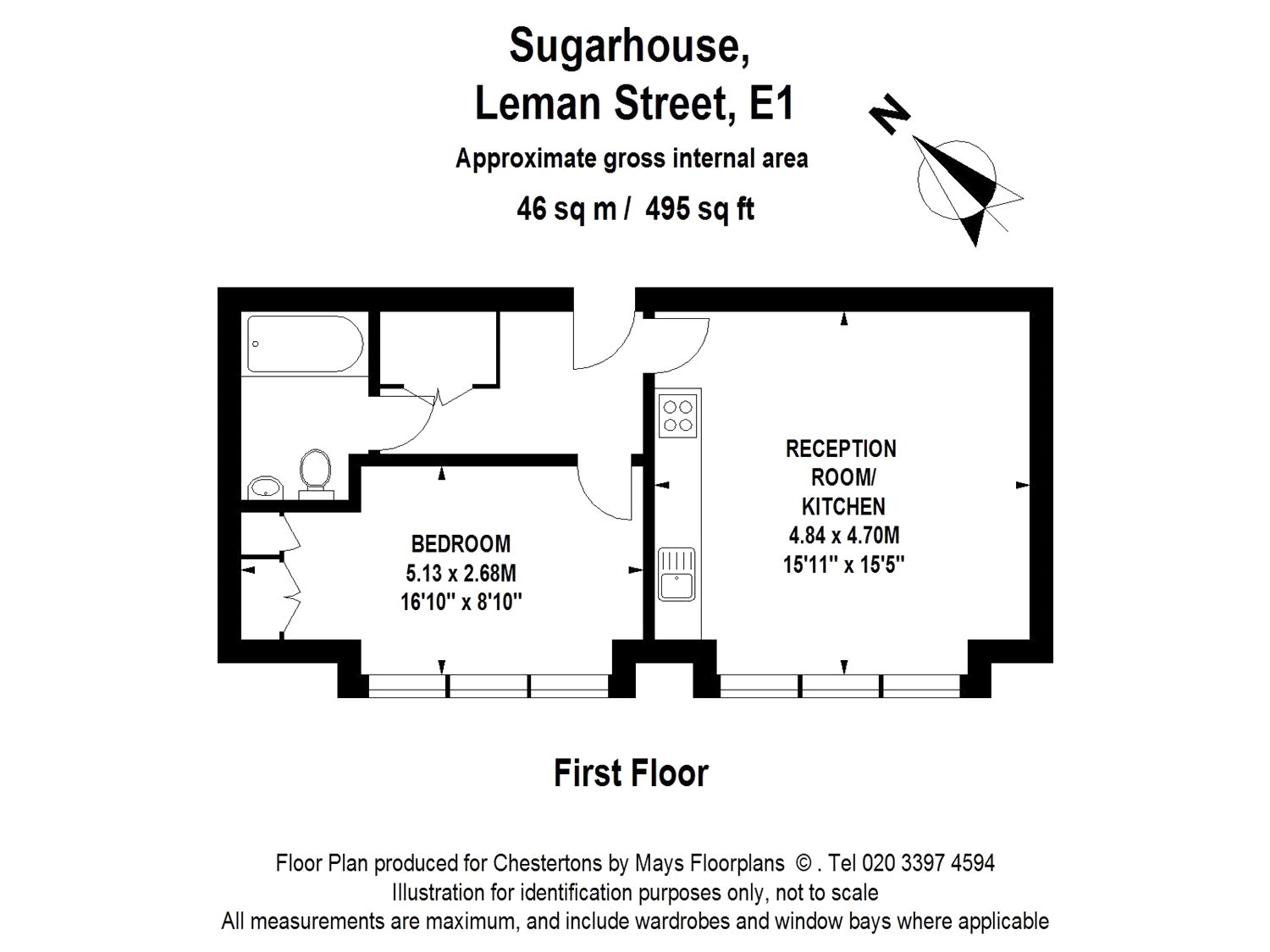 1 Bedrooms Flat to rent in Leman Street, London E1