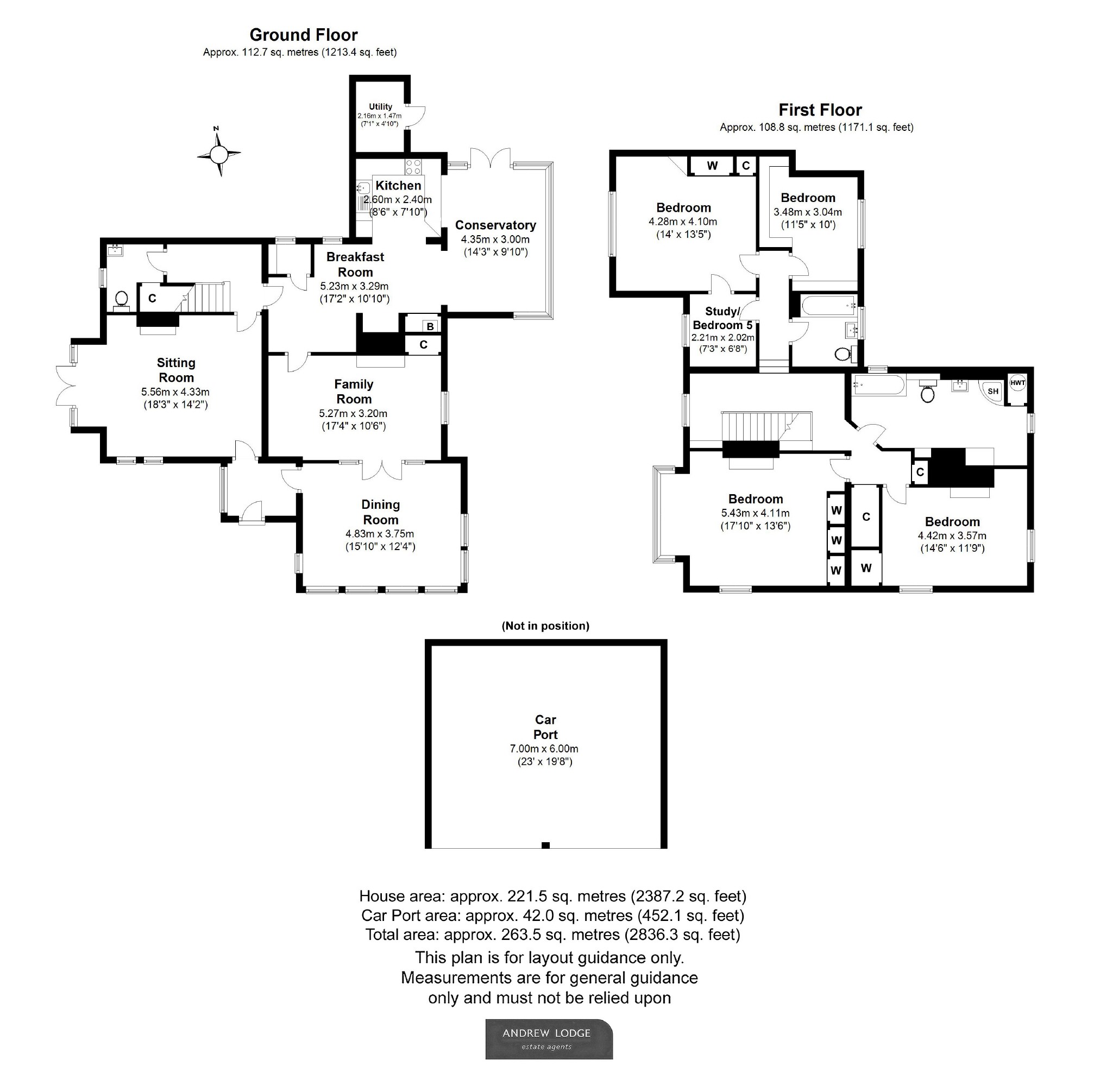 5 Bedrooms Semi-detached house for sale in Frensham Road, Lower Bourne, Farnham GU10