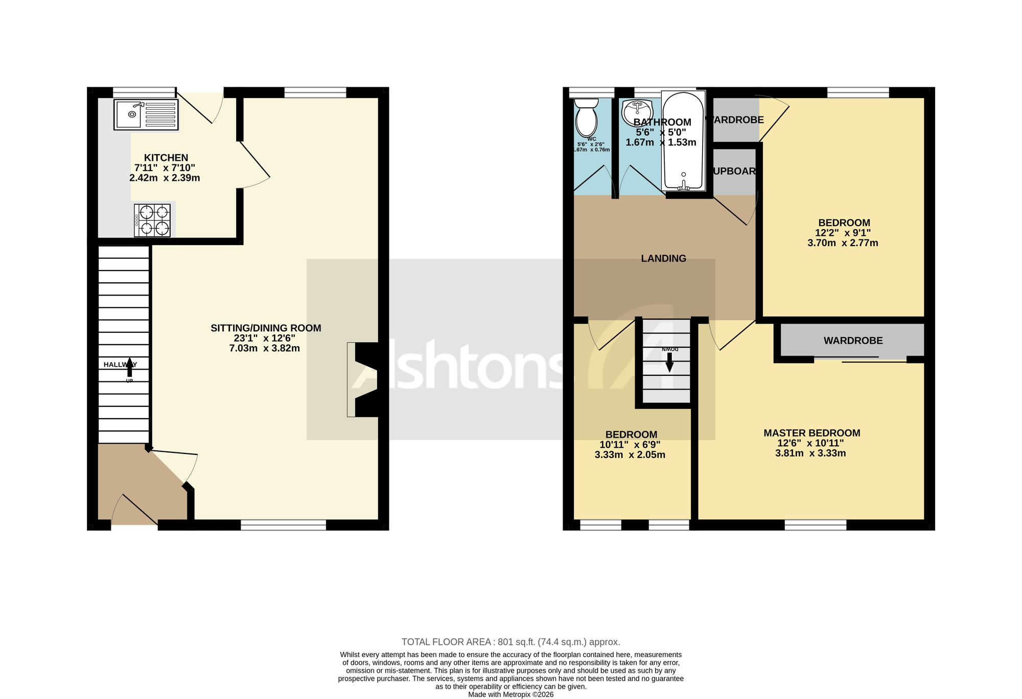 84 Windermere Avenue, Warrington floorplan