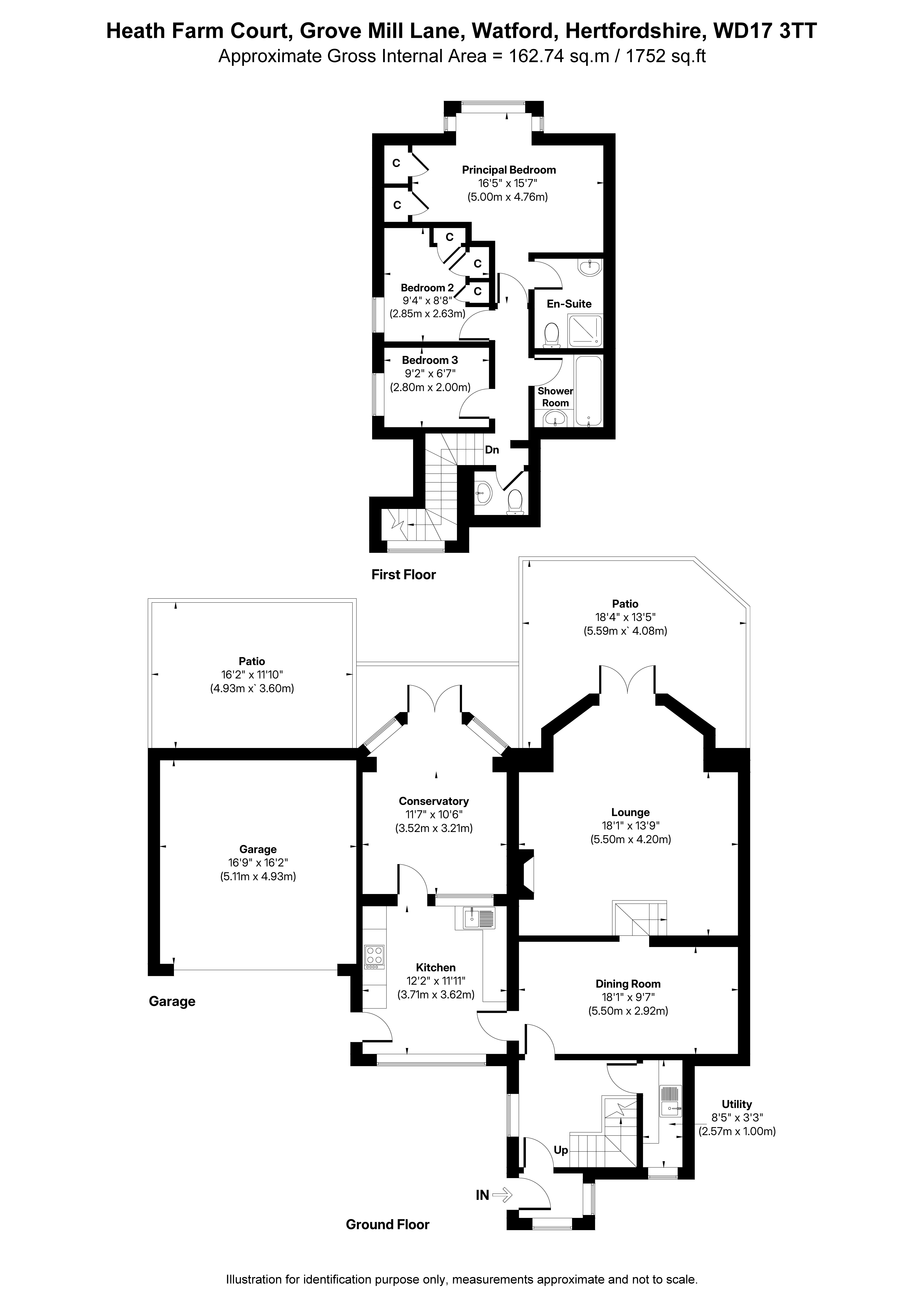 11 Heath Farm Court,, Grove Mill Lane, Hertfordshire floorplan