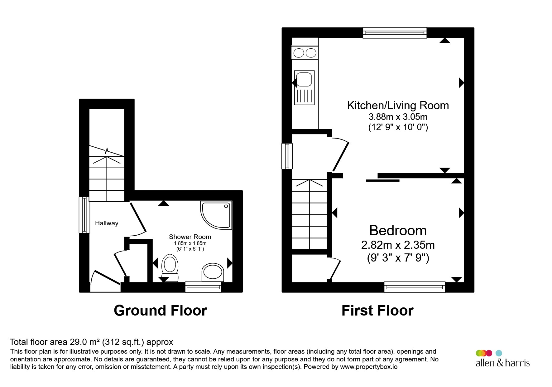 16b, Usk Way, Didcot floorplan