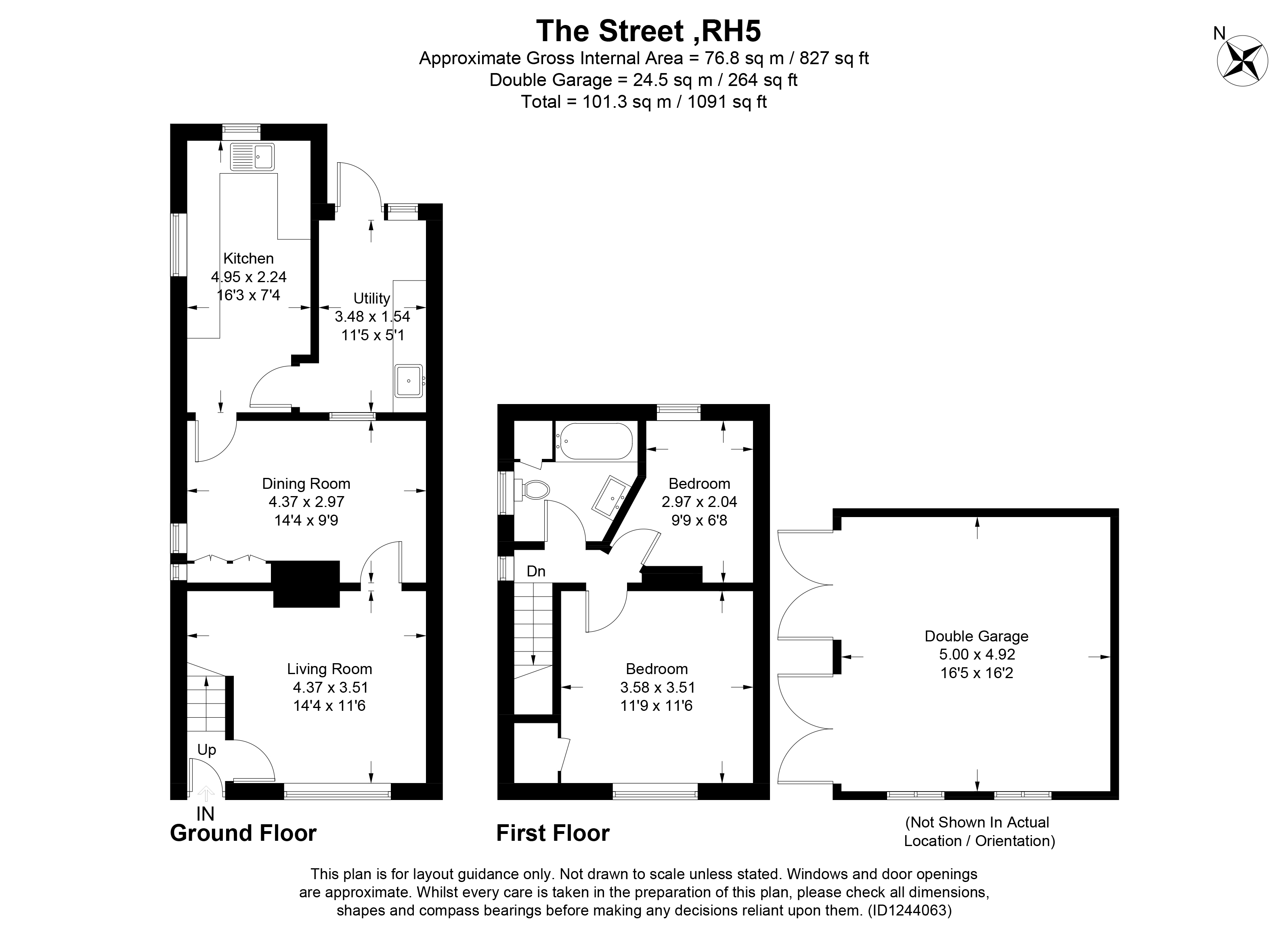 63A, The Street, Dorking floorplan