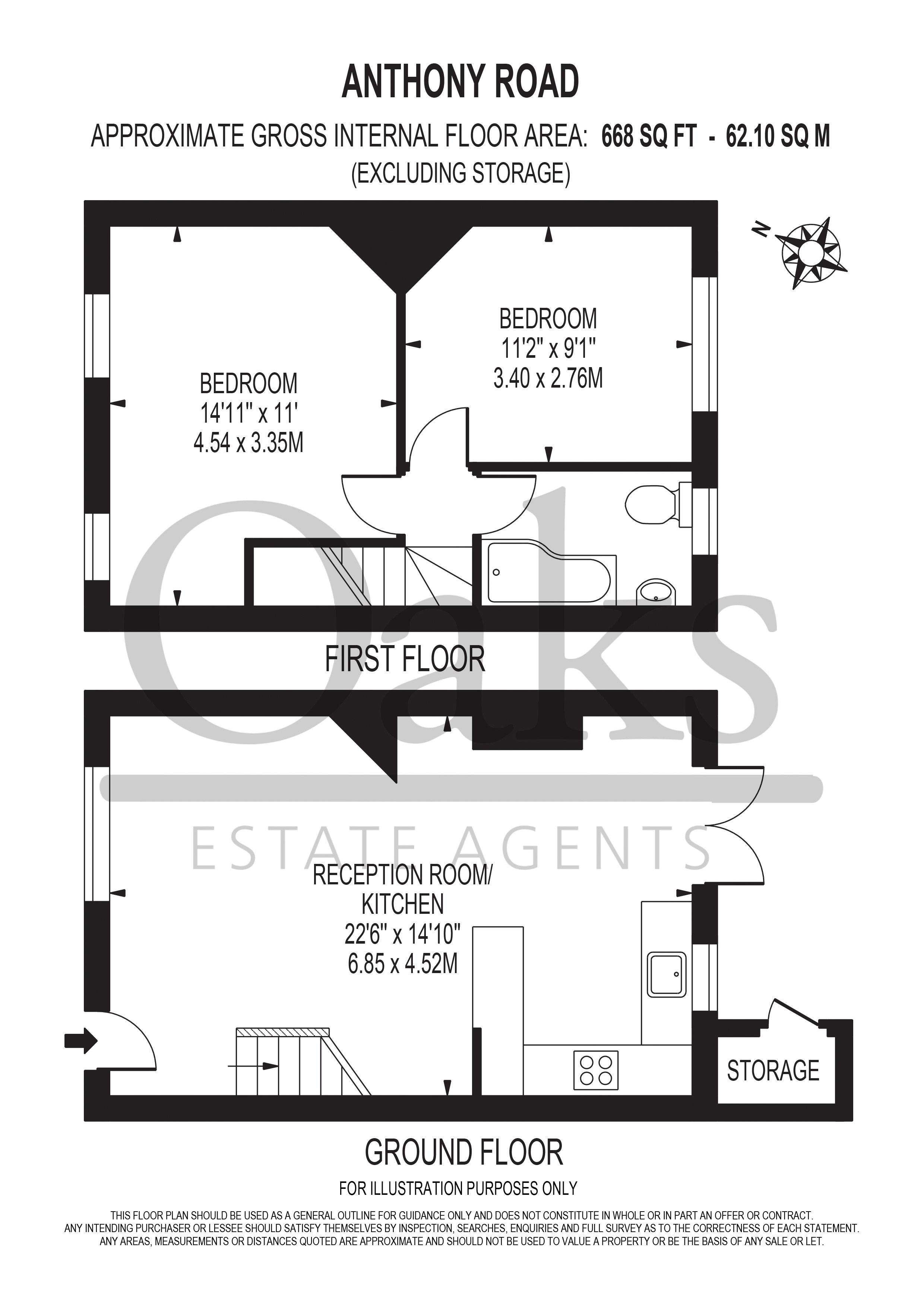 Anthony Road, London SE25, 2 bedroom terraced house for sale 58569452