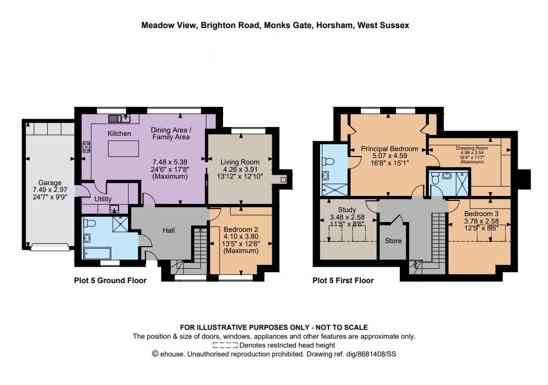 Plot 5 Meadow View,, Brighton Road, Horsham floorplan