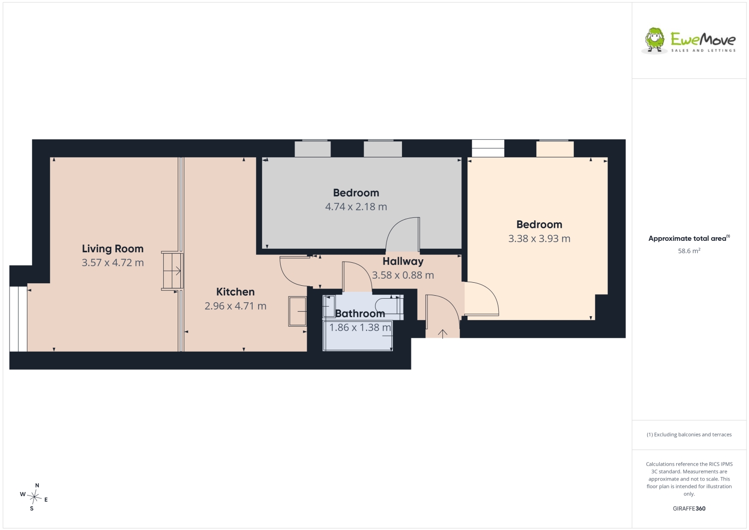 14, STEEPLE VIEW APARTMENTS, HYDE floorplan