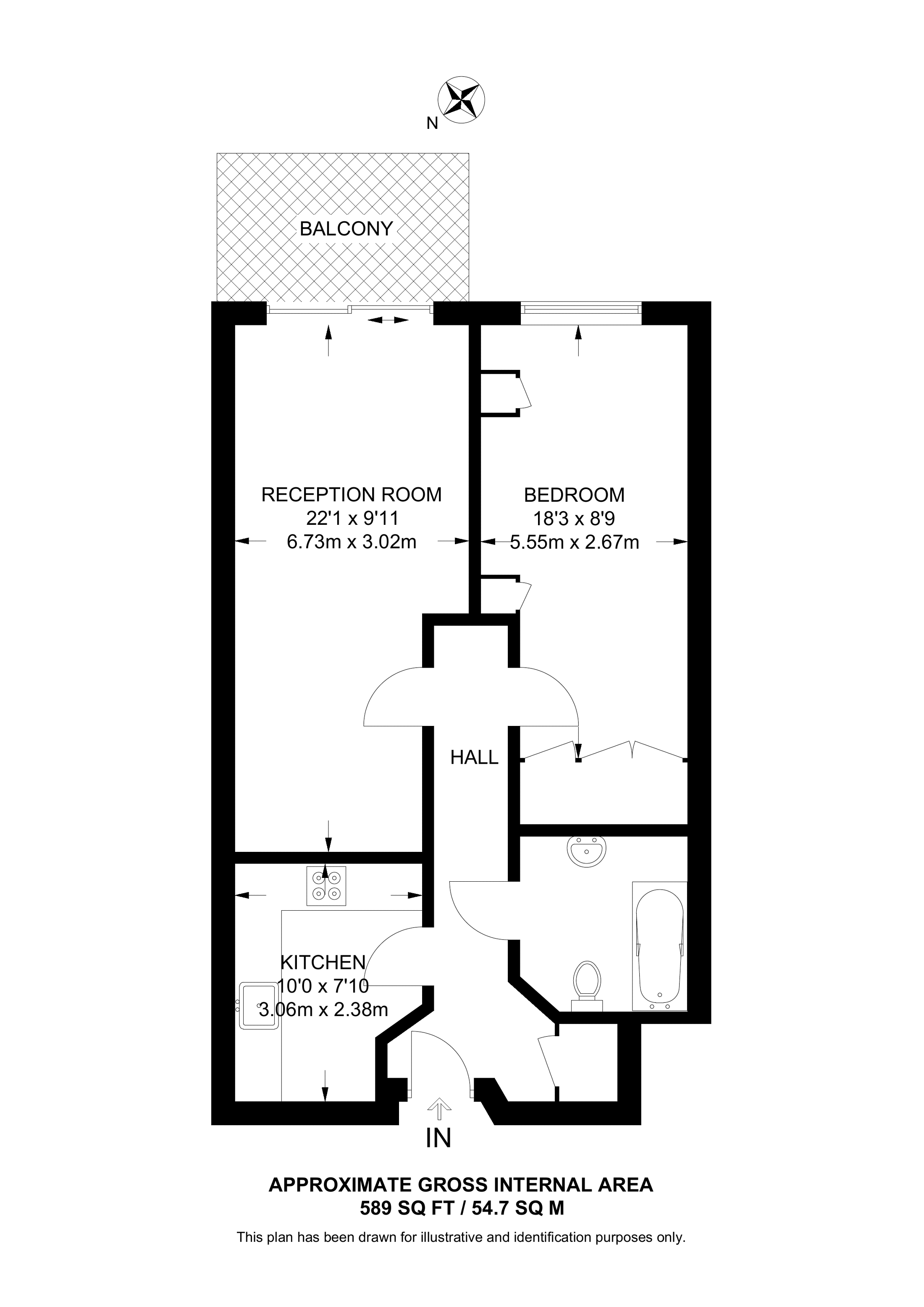 Kingsway, North Finchley, London N12, 1 bedroom flat to rent 64066636 PrimeLocation