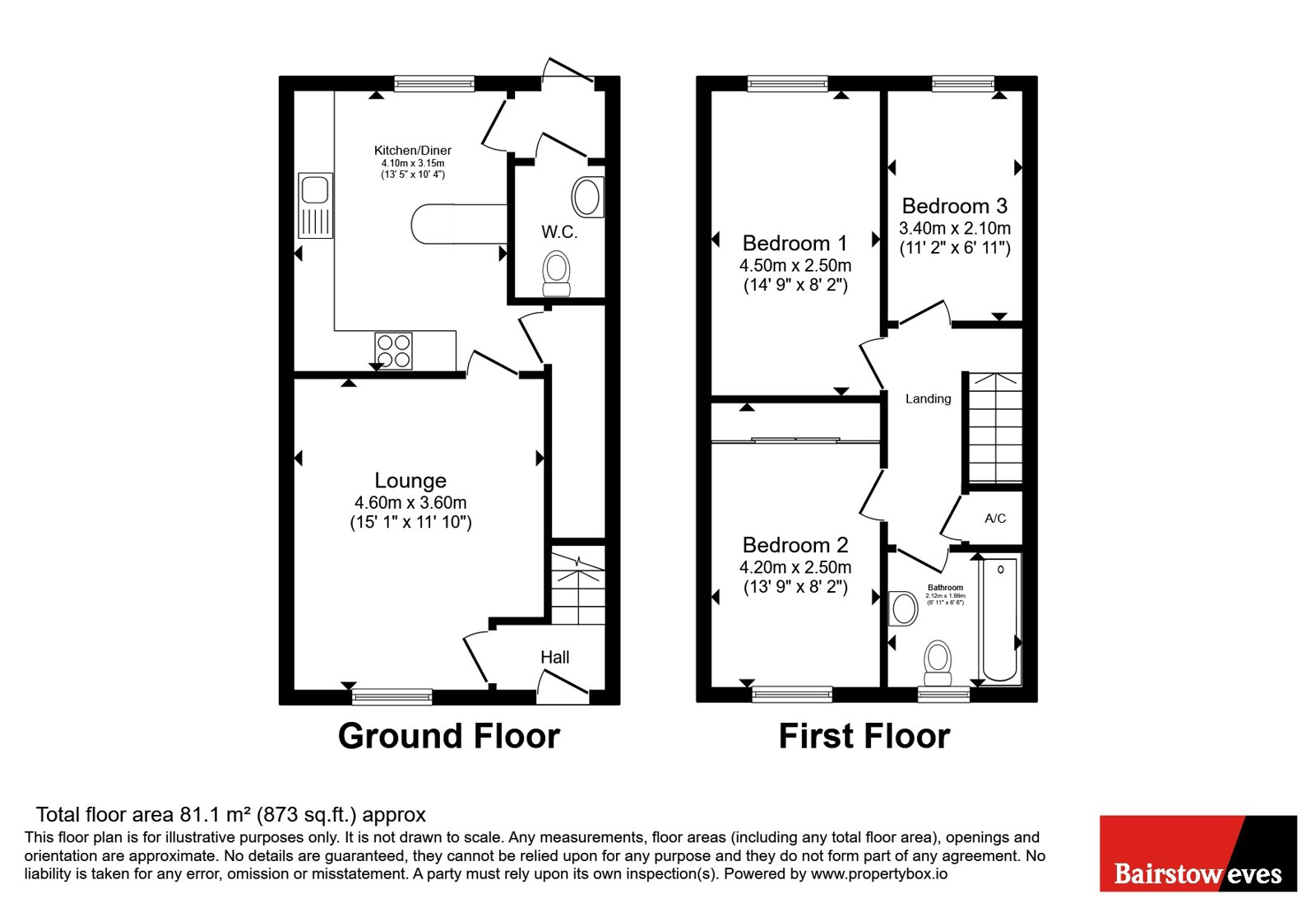 7, Orchid Close, Takeley floorplan