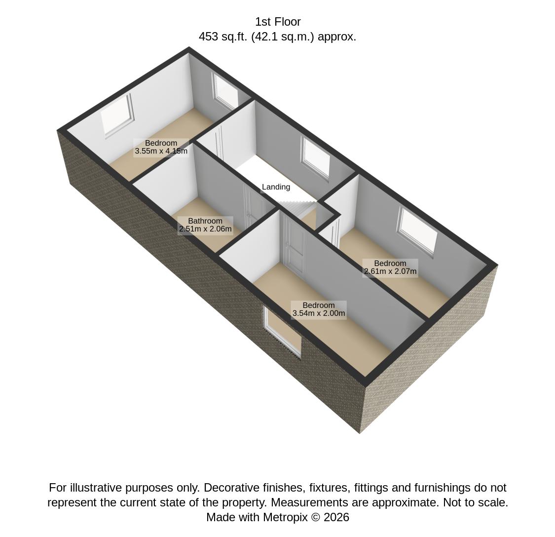 1a, Park Terrace, Bolton floorplan
