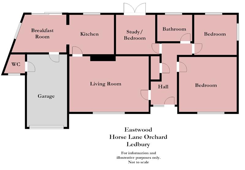 3 Bedrooms Bungalow for sale in Eastwood, Horse Lane Orchard, Ledbury, Herefordshire HR8