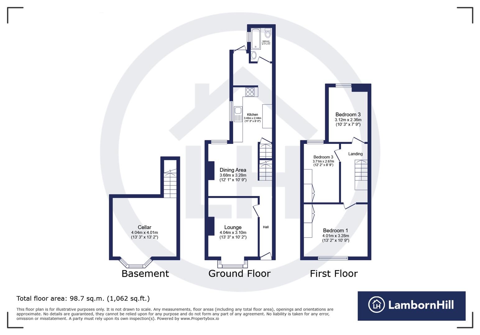 15, Belmont Road, Gillingham floorplan
