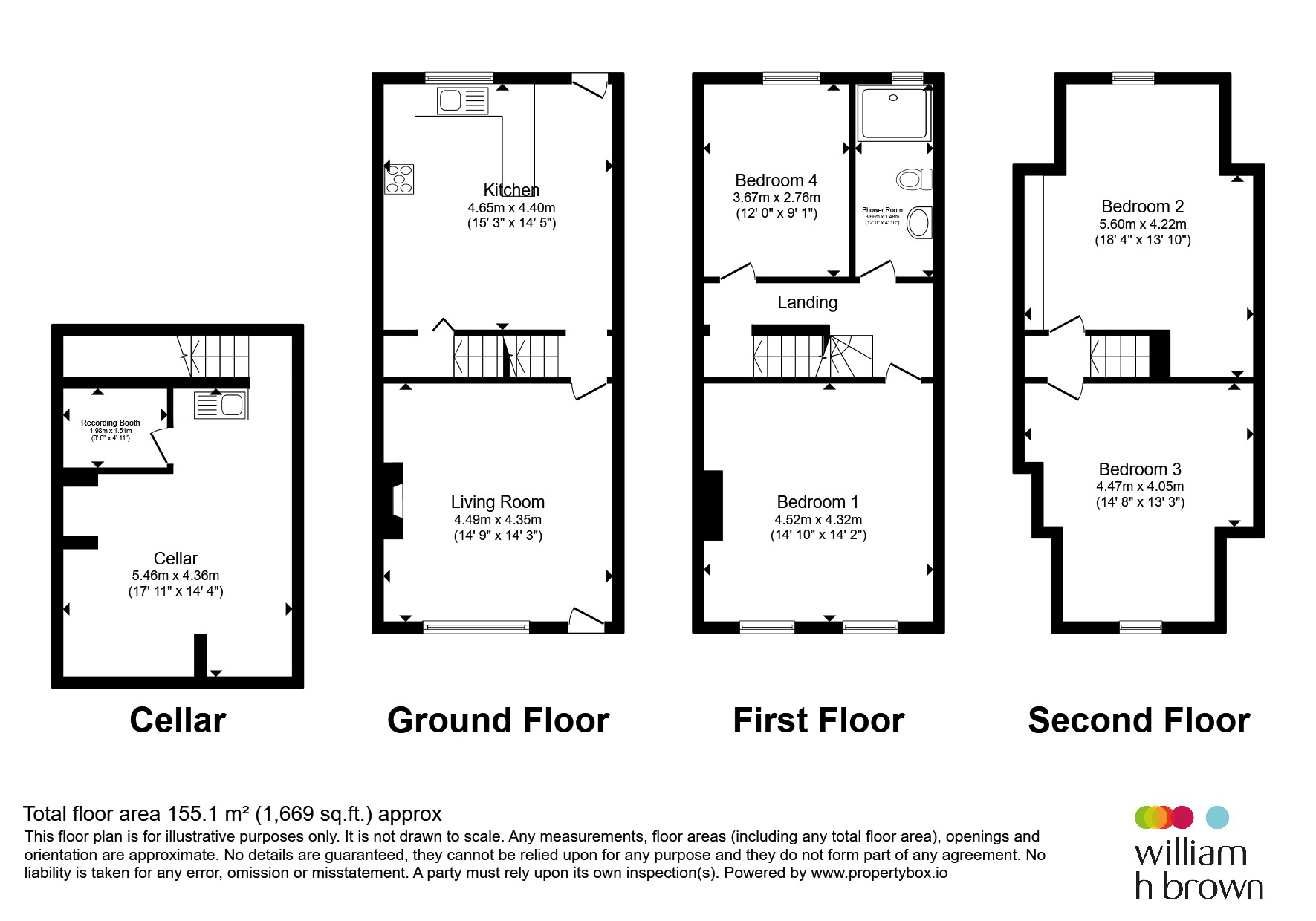 59, Savile Park Street, HALIFAX floorplan