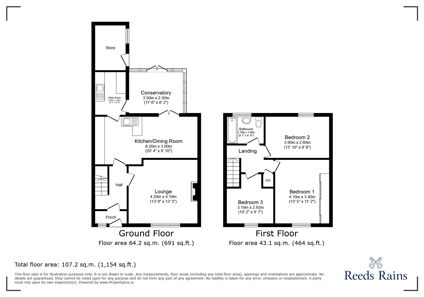 18, Greenway, Chester floorplan