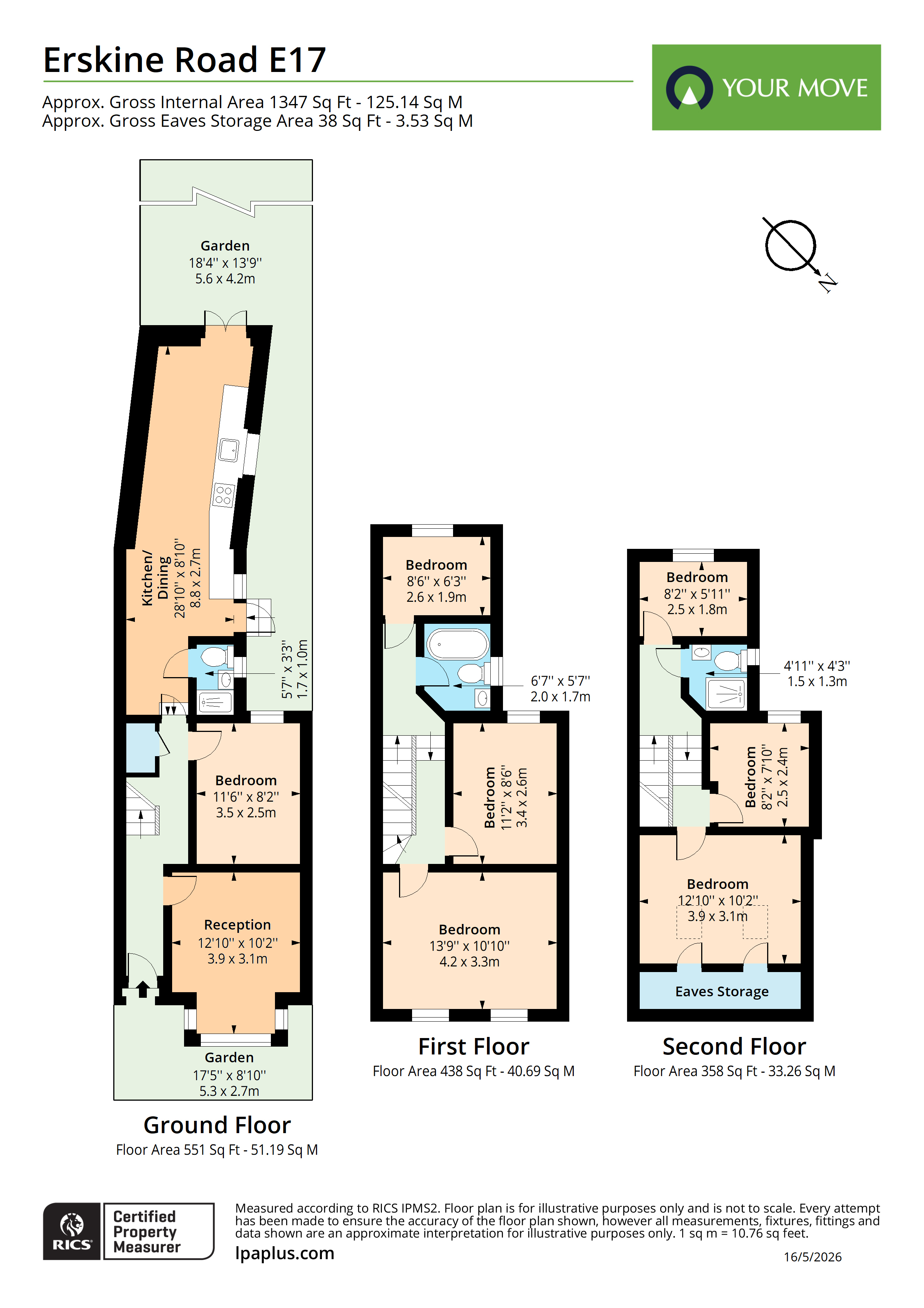 81, Erskine Road, Walthamstow floorplan
