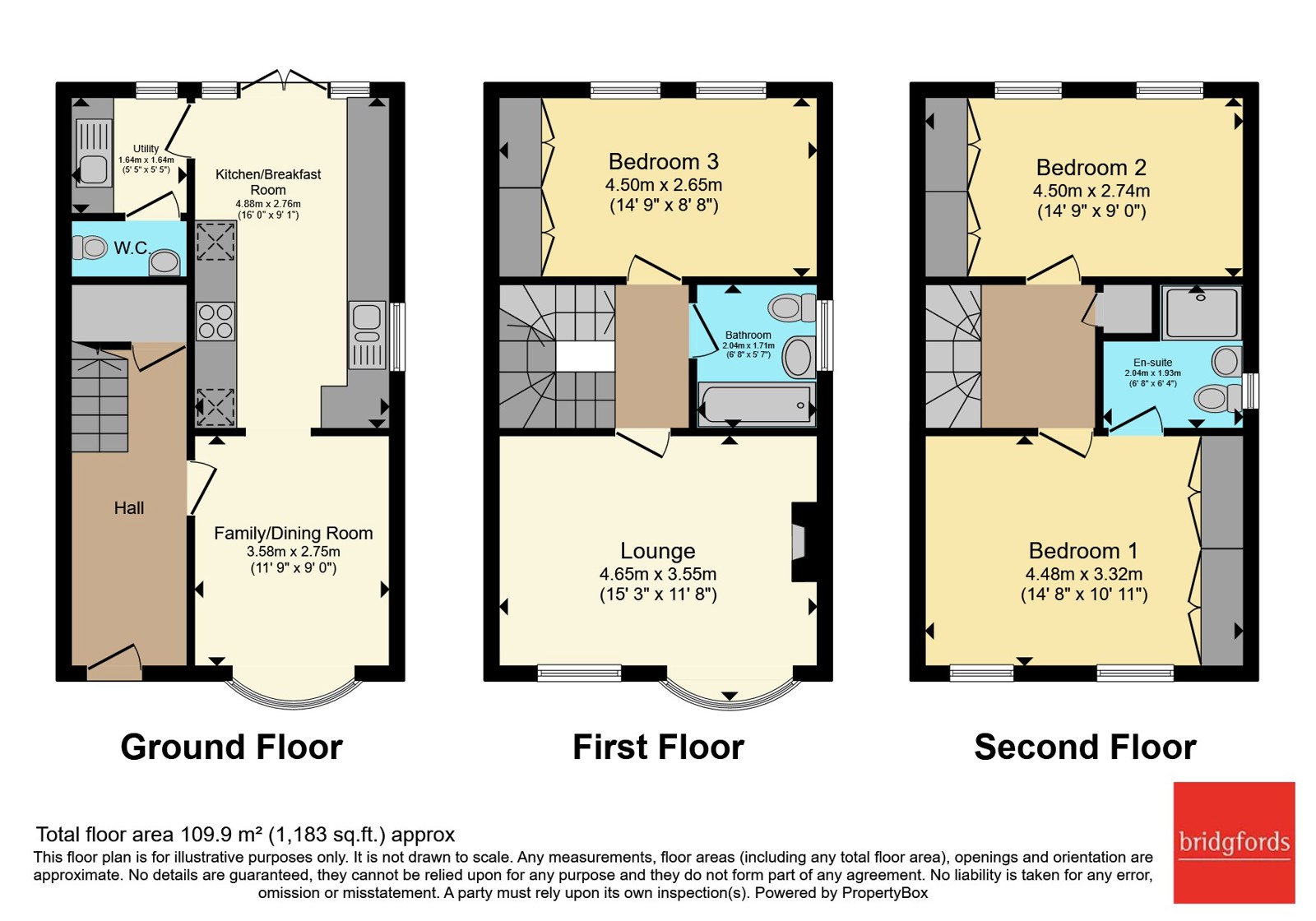 121, Pewterspear Green Road, Warrington floorplan
