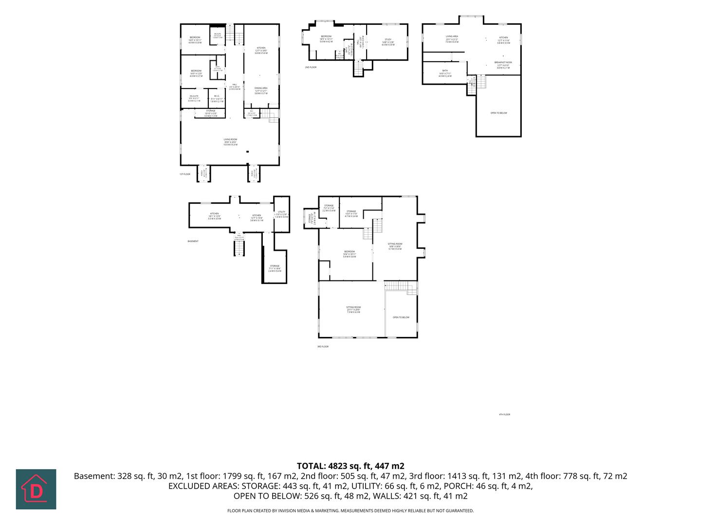 The Old Methodist Chapel, Minorca Hill, Laxey floorplan
