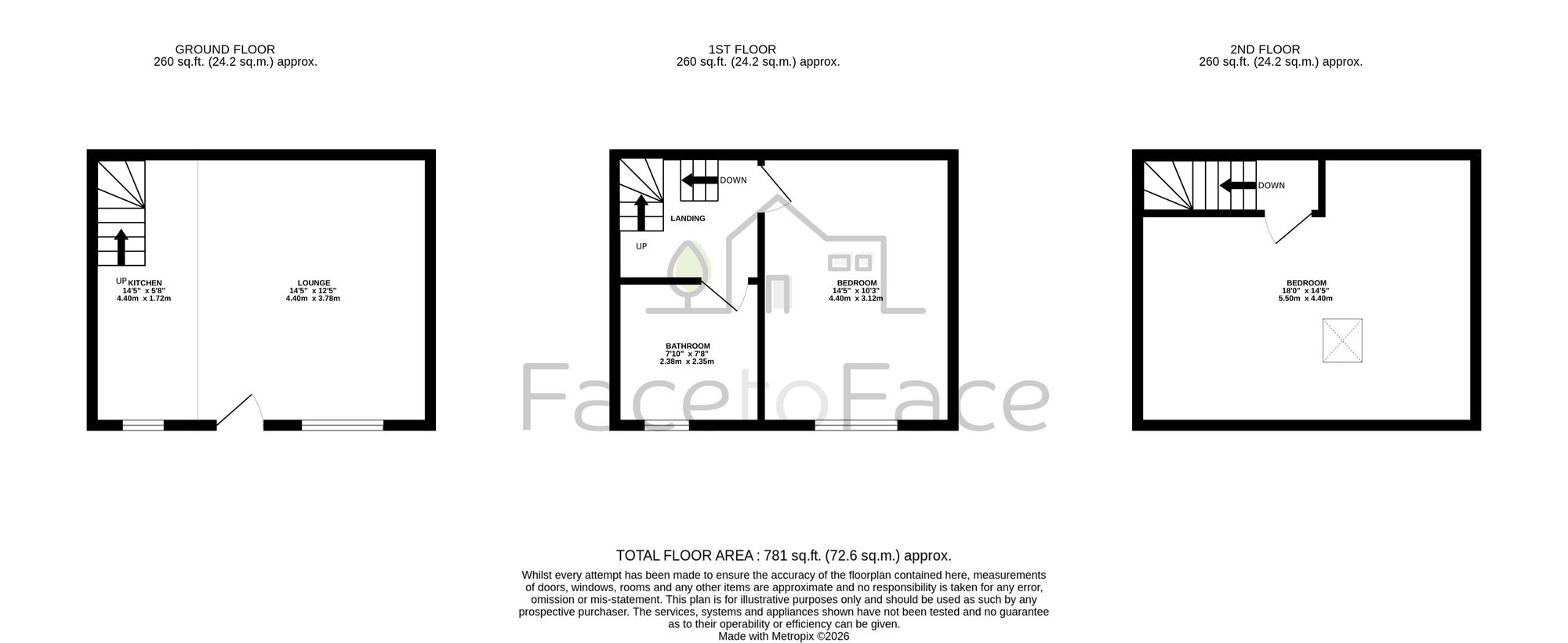 14 Major Street, Todmorden floorplan