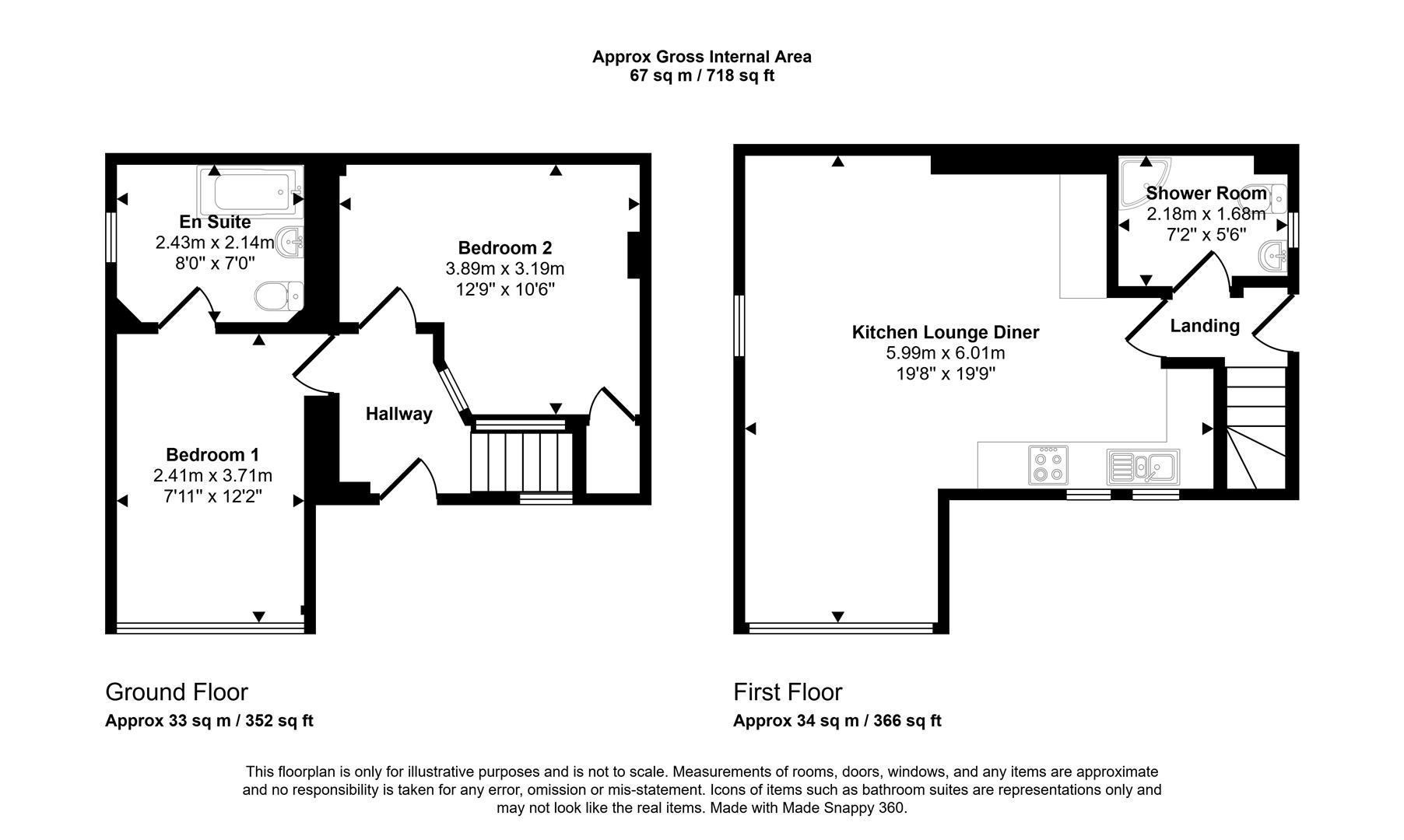 Giltar View, Strawberry Lane, Tenby floorplan