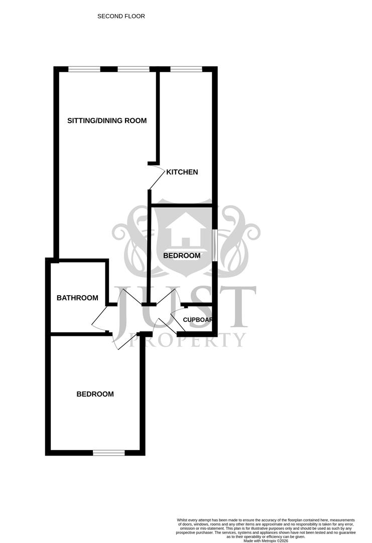 Flat 3 The Old Grain Store, 66, George Street, Old Town, Hastings floorplan