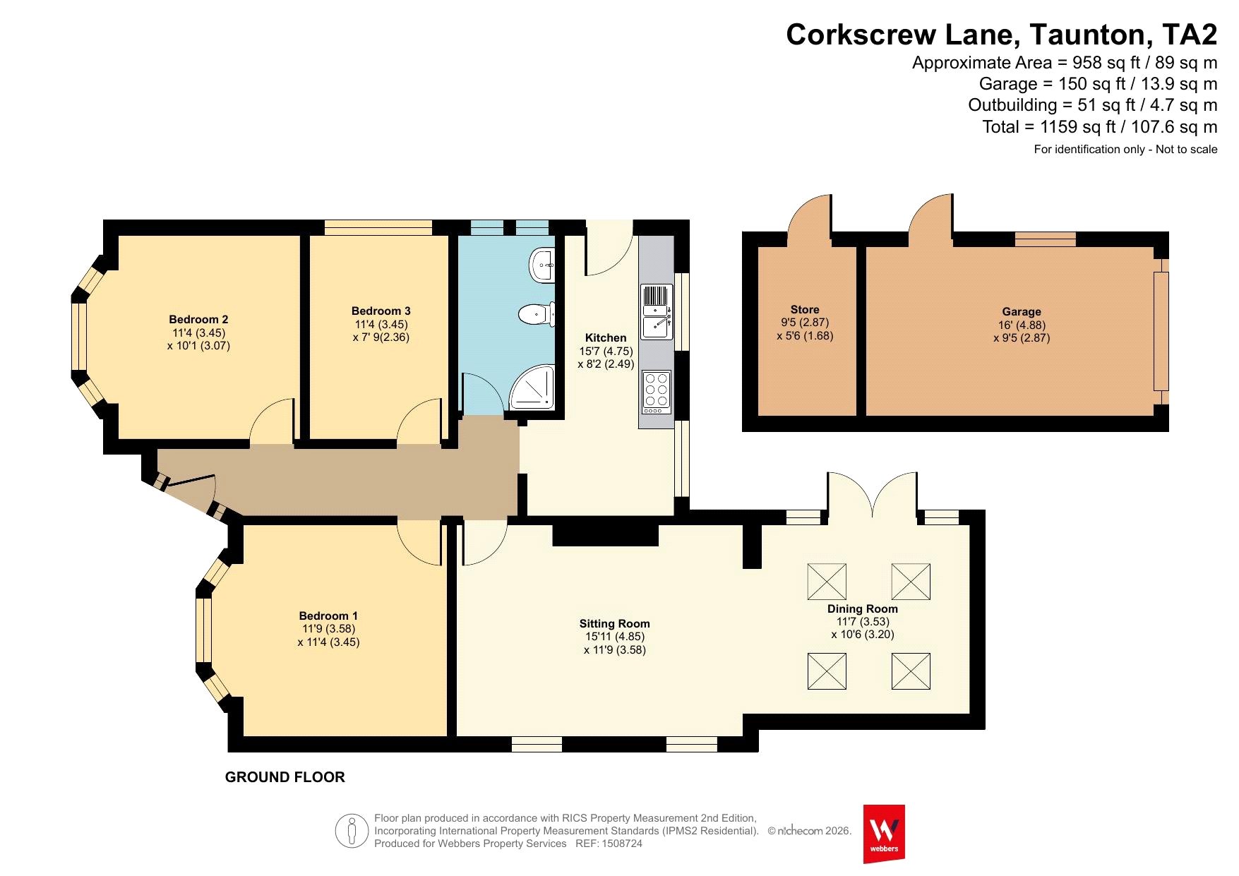3, Corkscrew Lane, Somerset floorplan