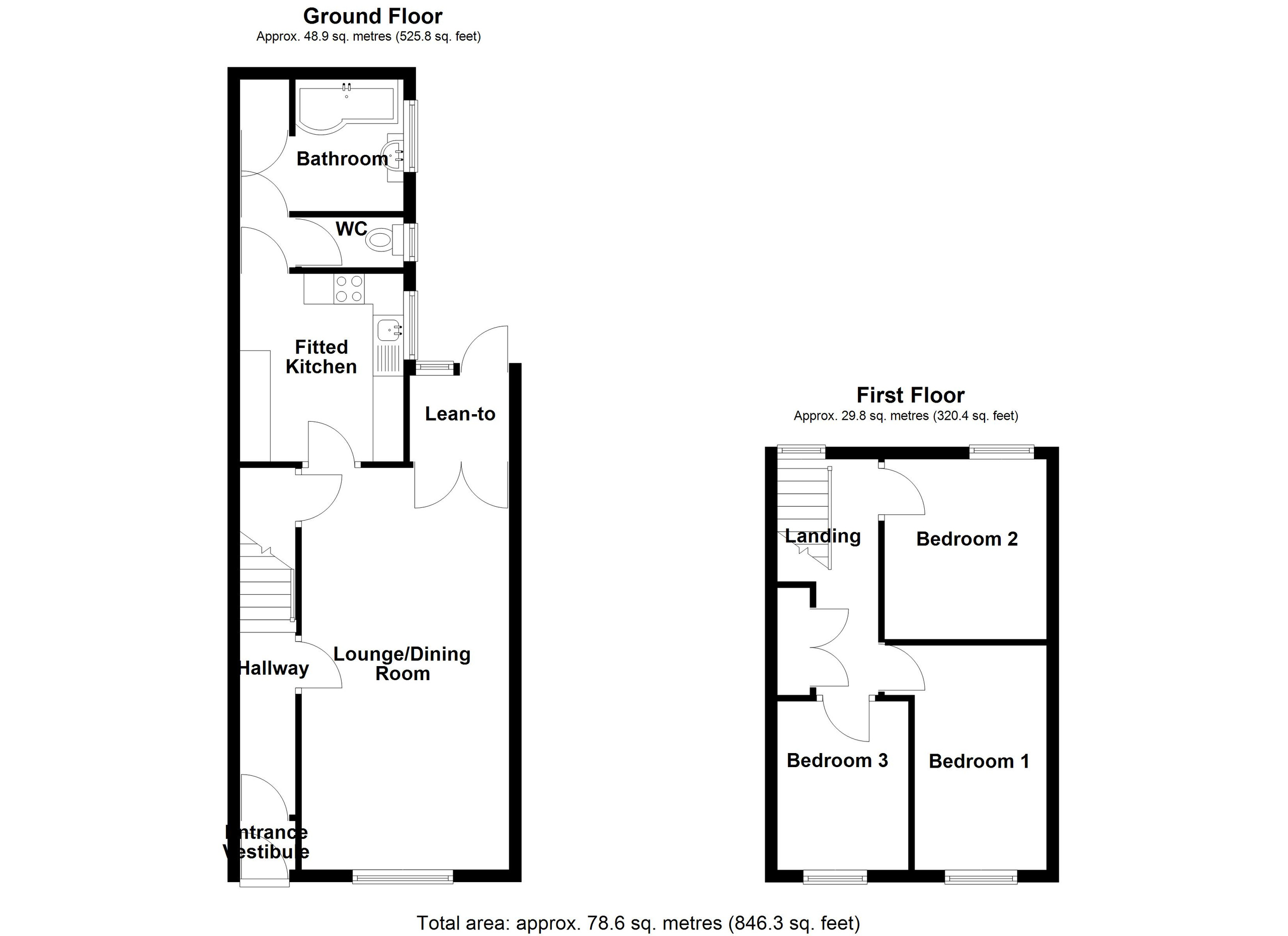 Anfield, 2 Cromwell Street, Merthyr Tydfil floorplan